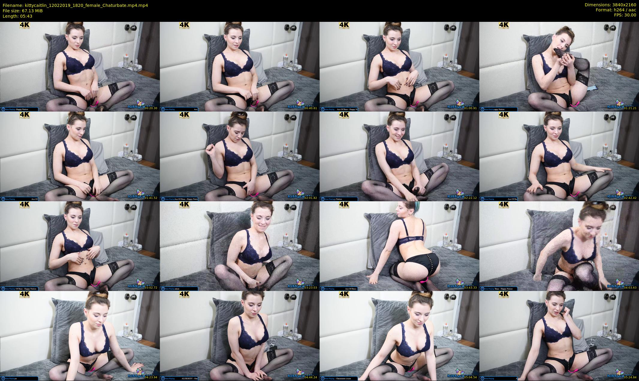 kittycaitlin — 6 minute Chaturbate female cam show recording, 4K, Feb 12, 2019