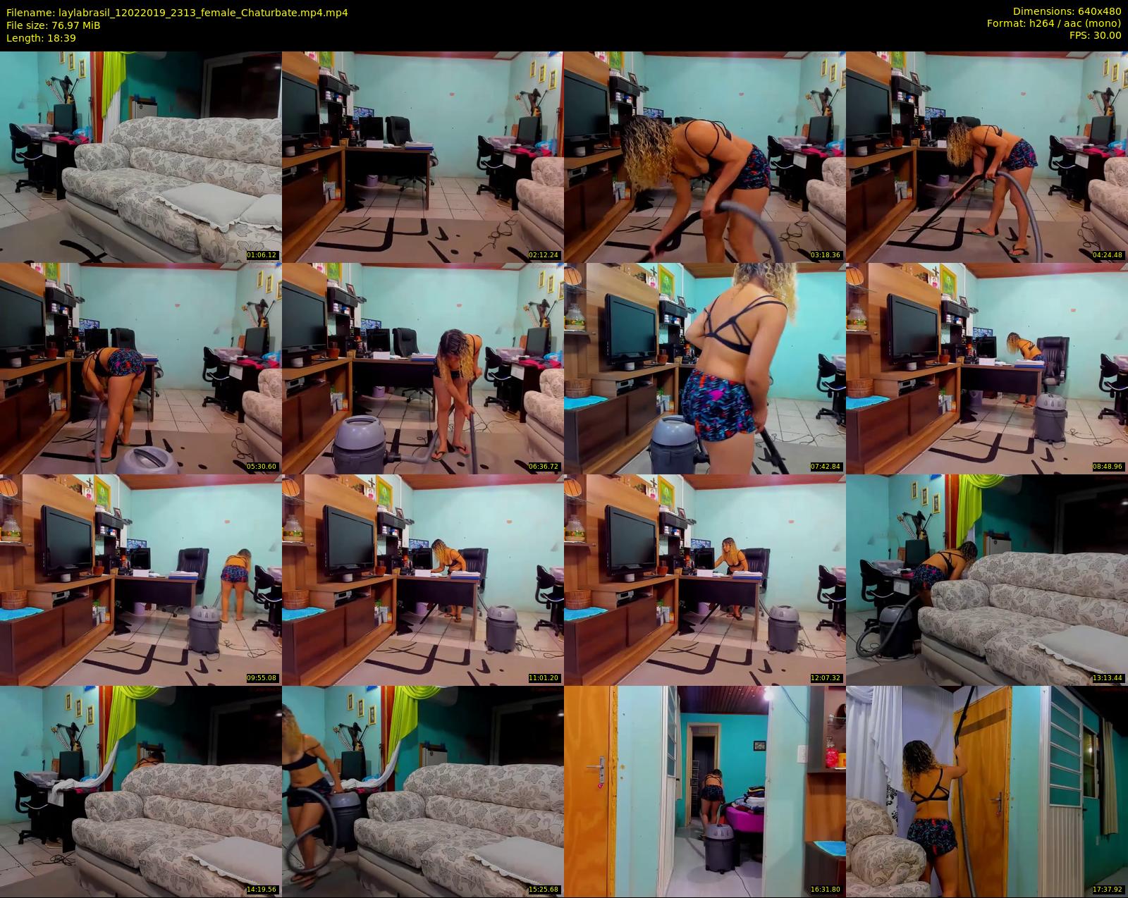 laylabrasil — 19 minute Chaturbate female cam show recording, 480p, Feb 12, 2019