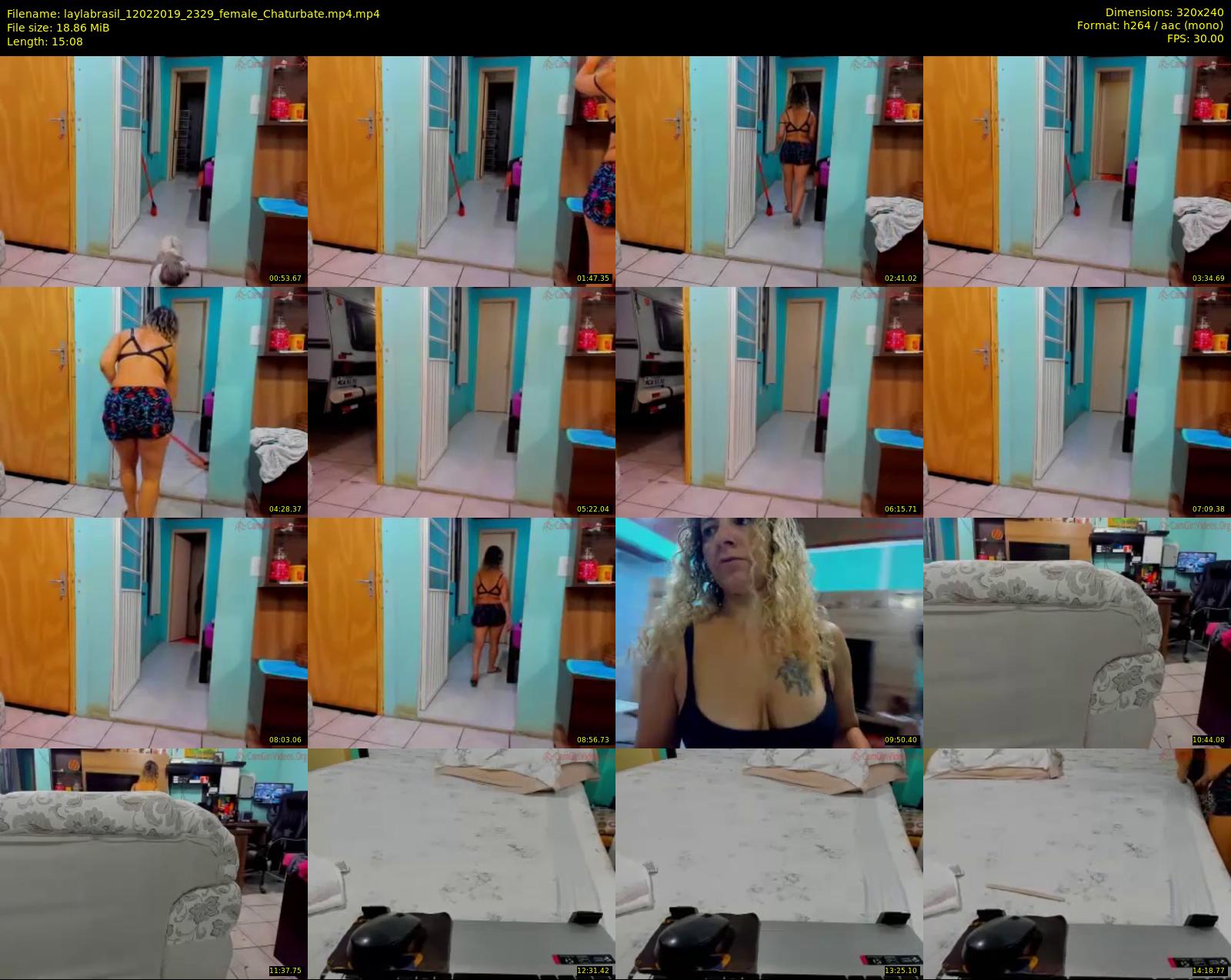laylabrasil — 16 minute Chaturbate female cam show recording, SD, Feb 12, 2019