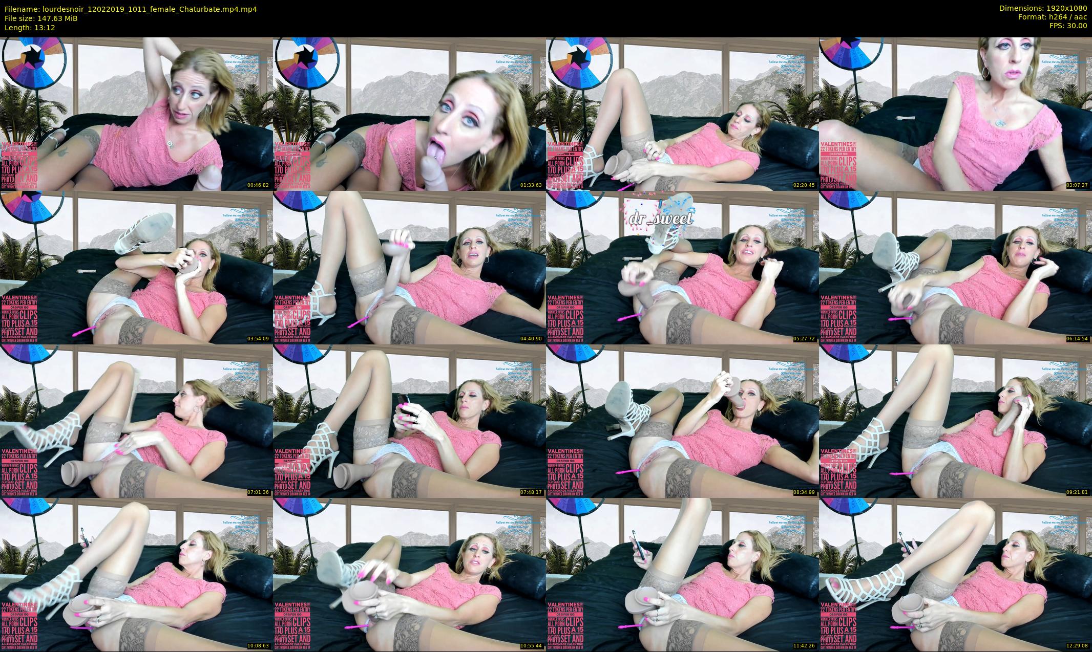 lourdesnoir — 14 minute Chaturbate female cam show recording, 1080p, Feb 12, 2019