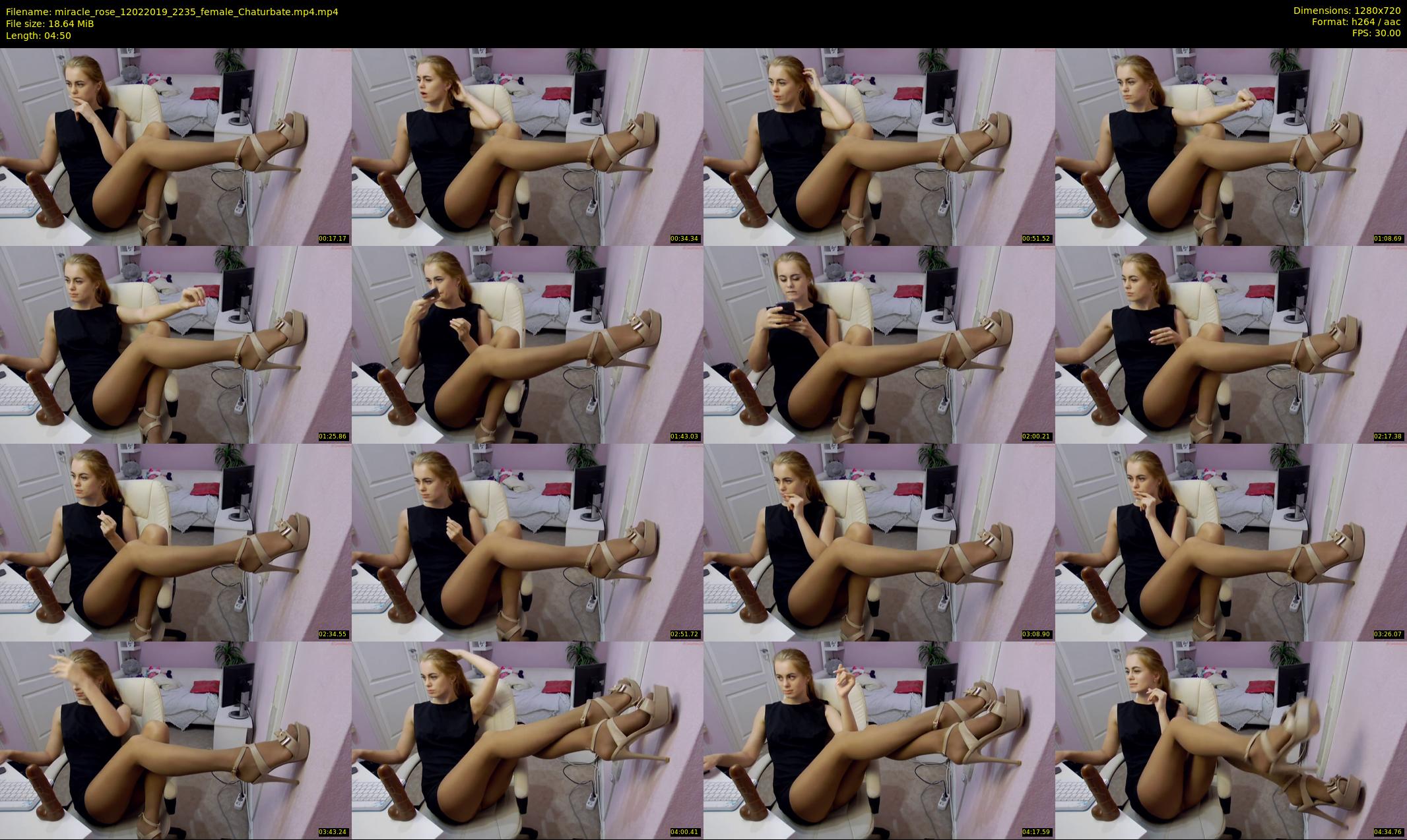 miracle_rose — 5 minute Chaturbate female cam show recording, 720p, Feb 12, 2019