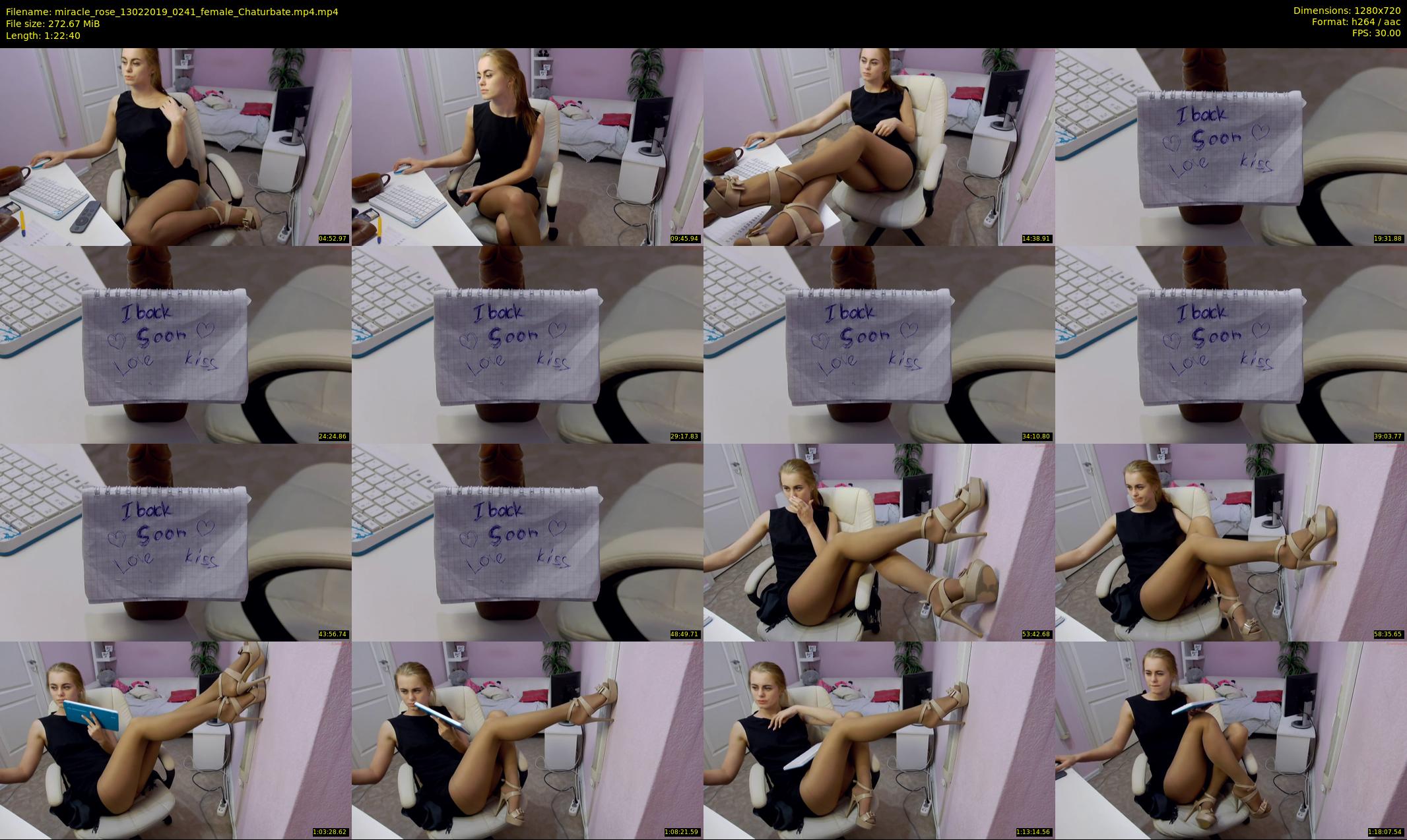 miracle_rose — 83 minute Chaturbate female cam show recording, 720p, Feb 13, 2019