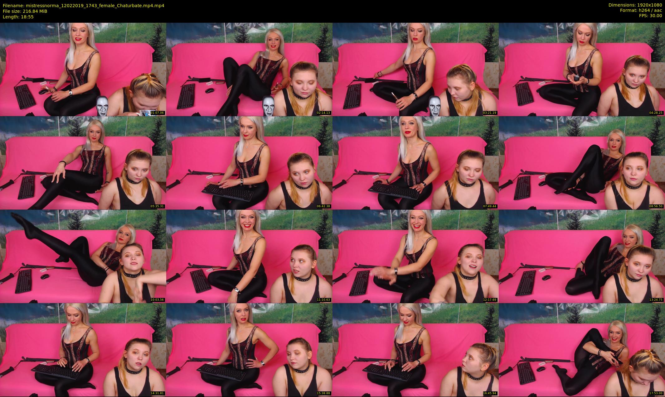 mistressnorma — 19 minute Chaturbate female cam show recording, 1080p, Feb 12, 2019