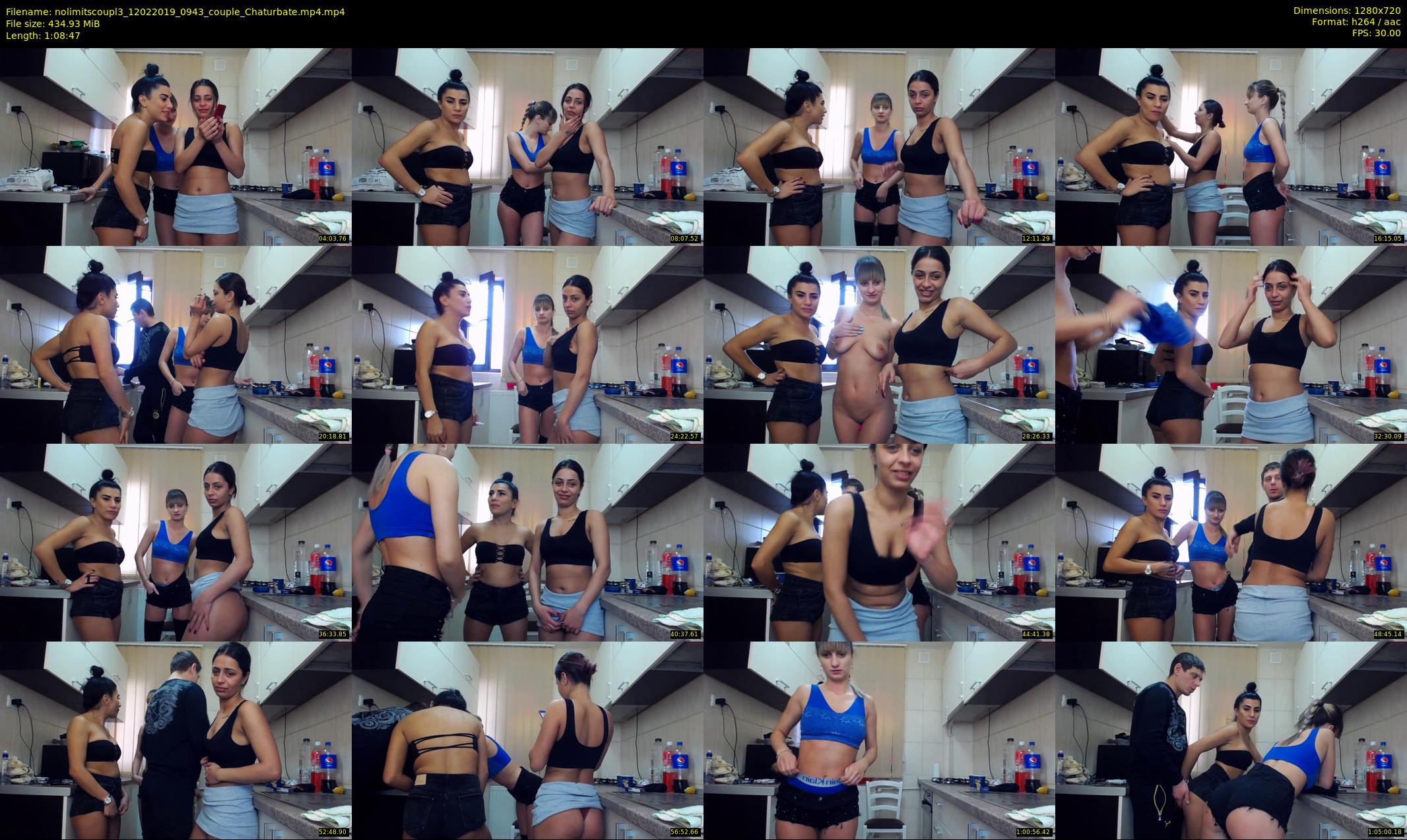 nolimitscoupl3 — 69 minute Chaturbate couple cam show recording, 720p, Feb 12, 2019