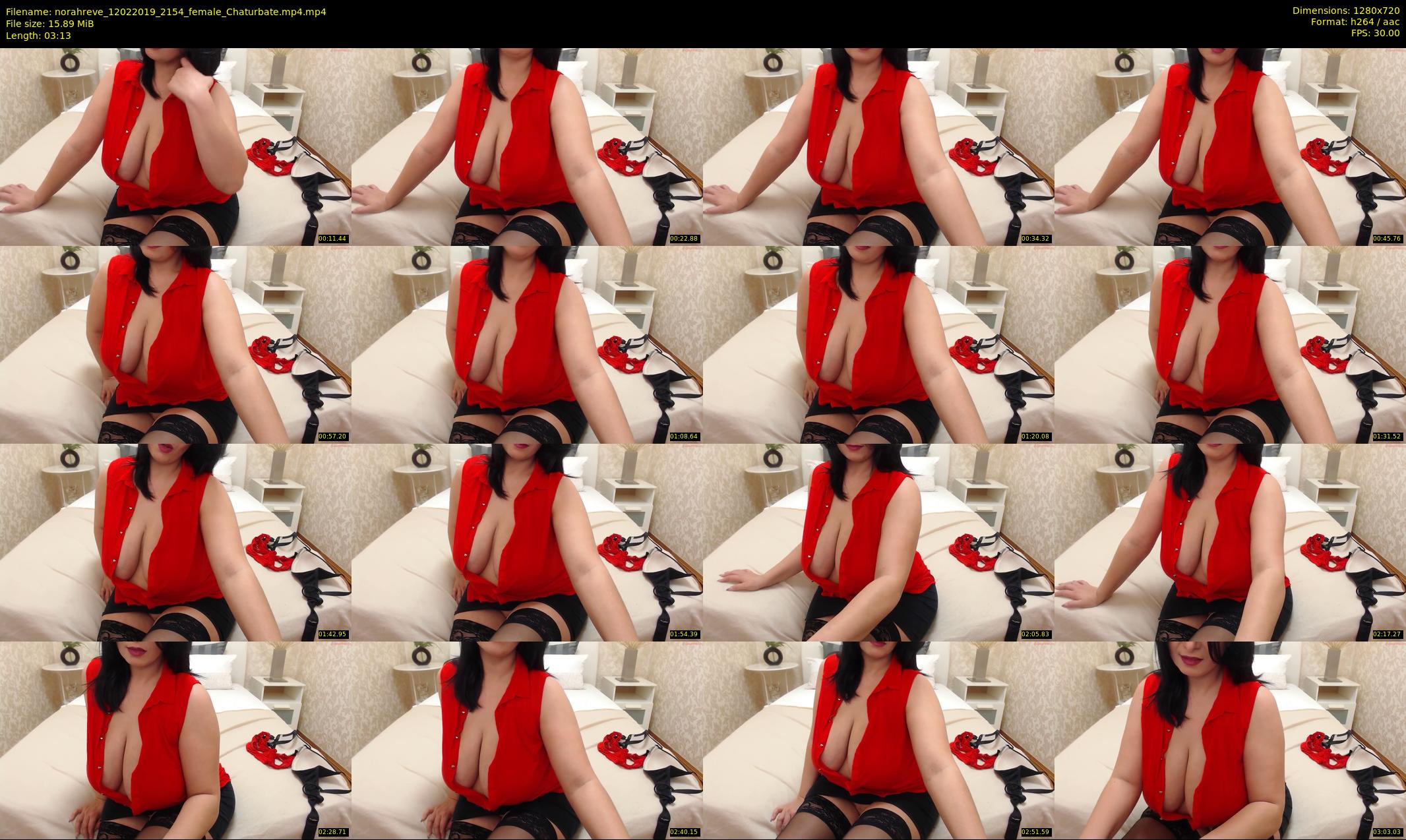 norahreve — 4 minute Chaturbate female cam show recording, 720p, Feb 12, 2019