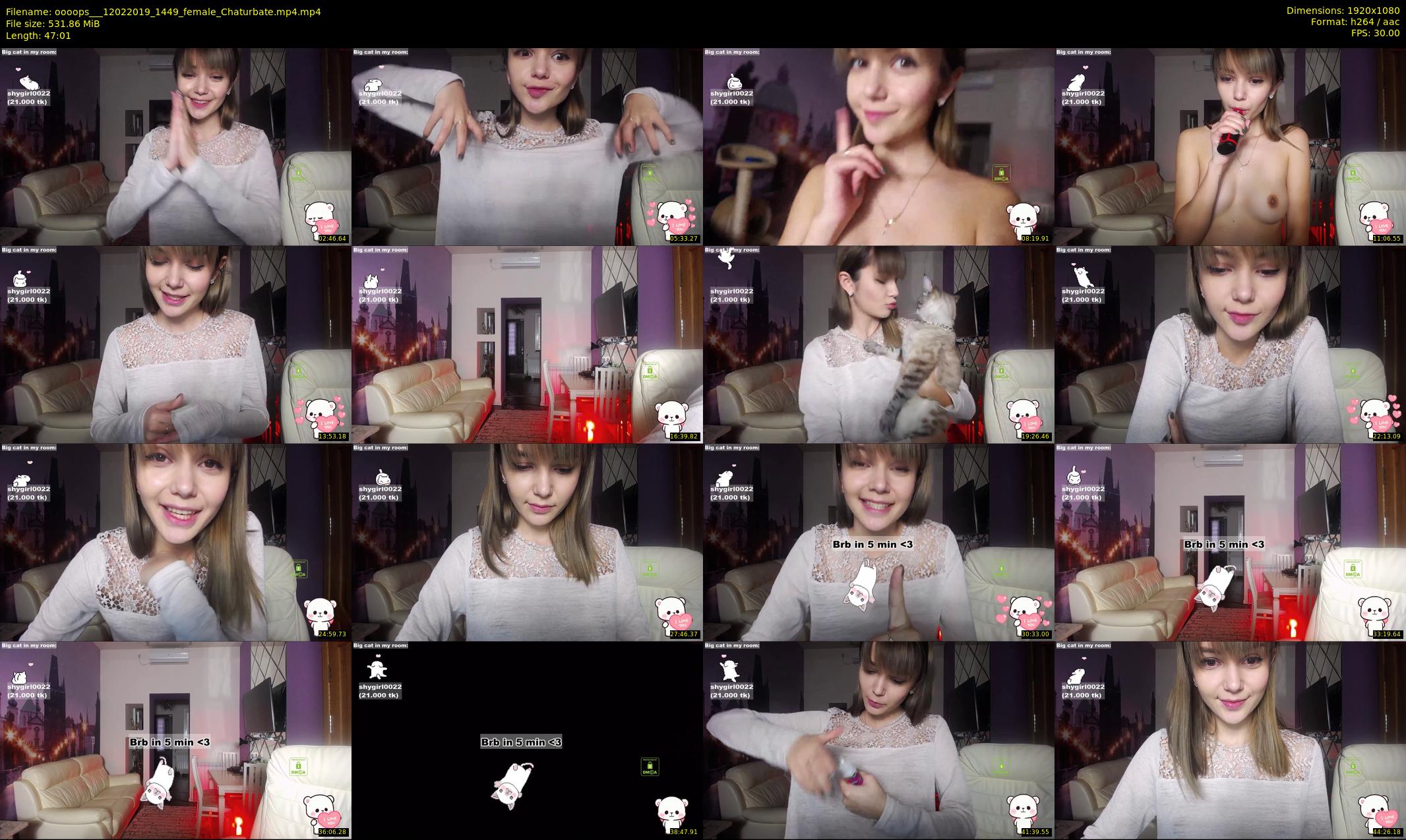 oooops__ — 48 minute Chaturbate female cam show recording, 1080p, Feb 12, 2019