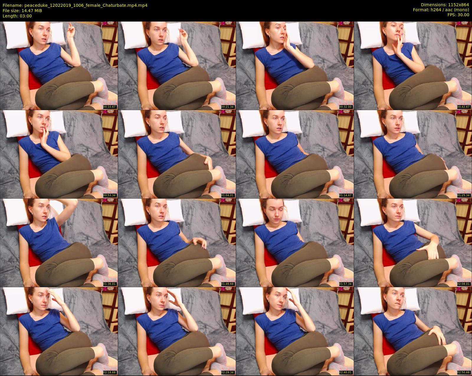peaceduke — 3 minute Chaturbate female cam show recording, 720p, Feb 12, 2019
