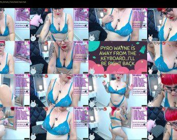 pyrowayne — 22 minute Chaturbate female cam show recording, 720p, Feb 13, 2019
