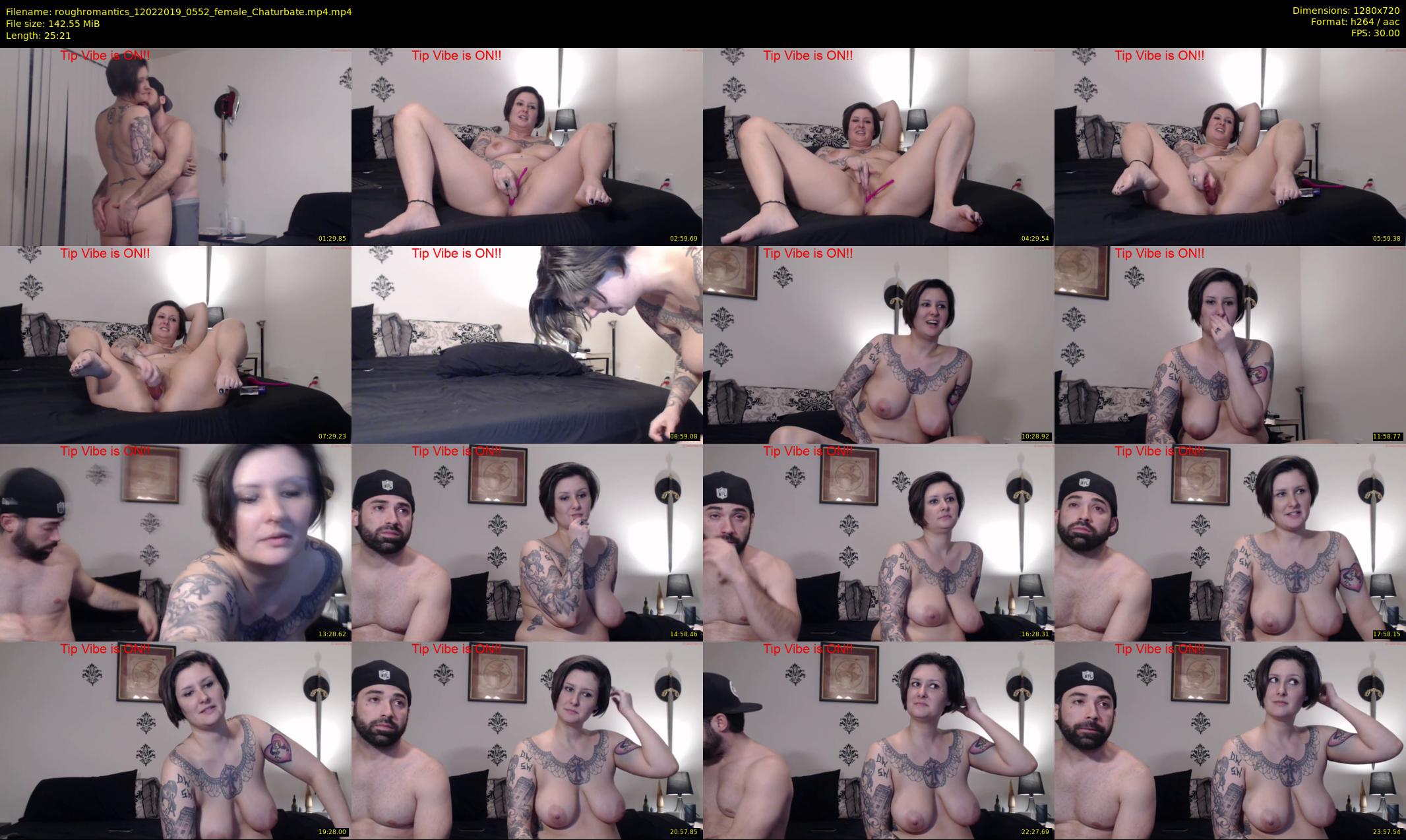 roughromantics — 26 minute Chaturbate couple cam show recording, 720p, Feb 12, 2019