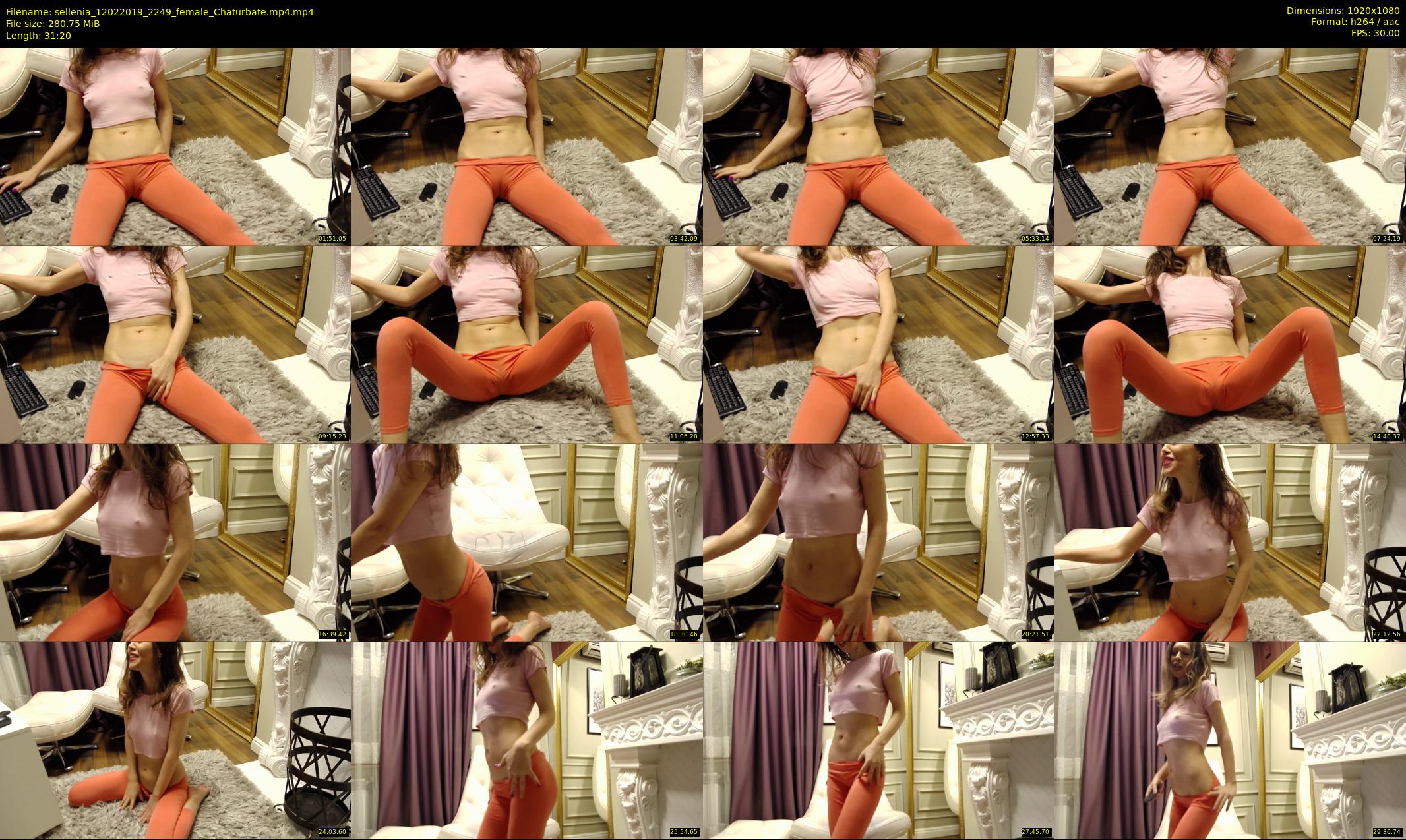 sellenia — 32 minute Chaturbate female cam show recording, 1080p, Feb 12, 2019