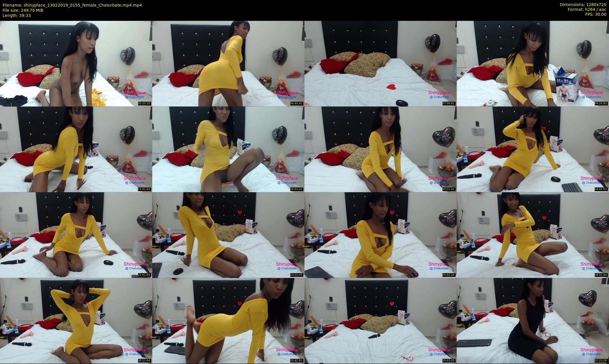 shinyplace — 40 minute Chaturbate couple cam show recording, 720p, Feb 13, 2019