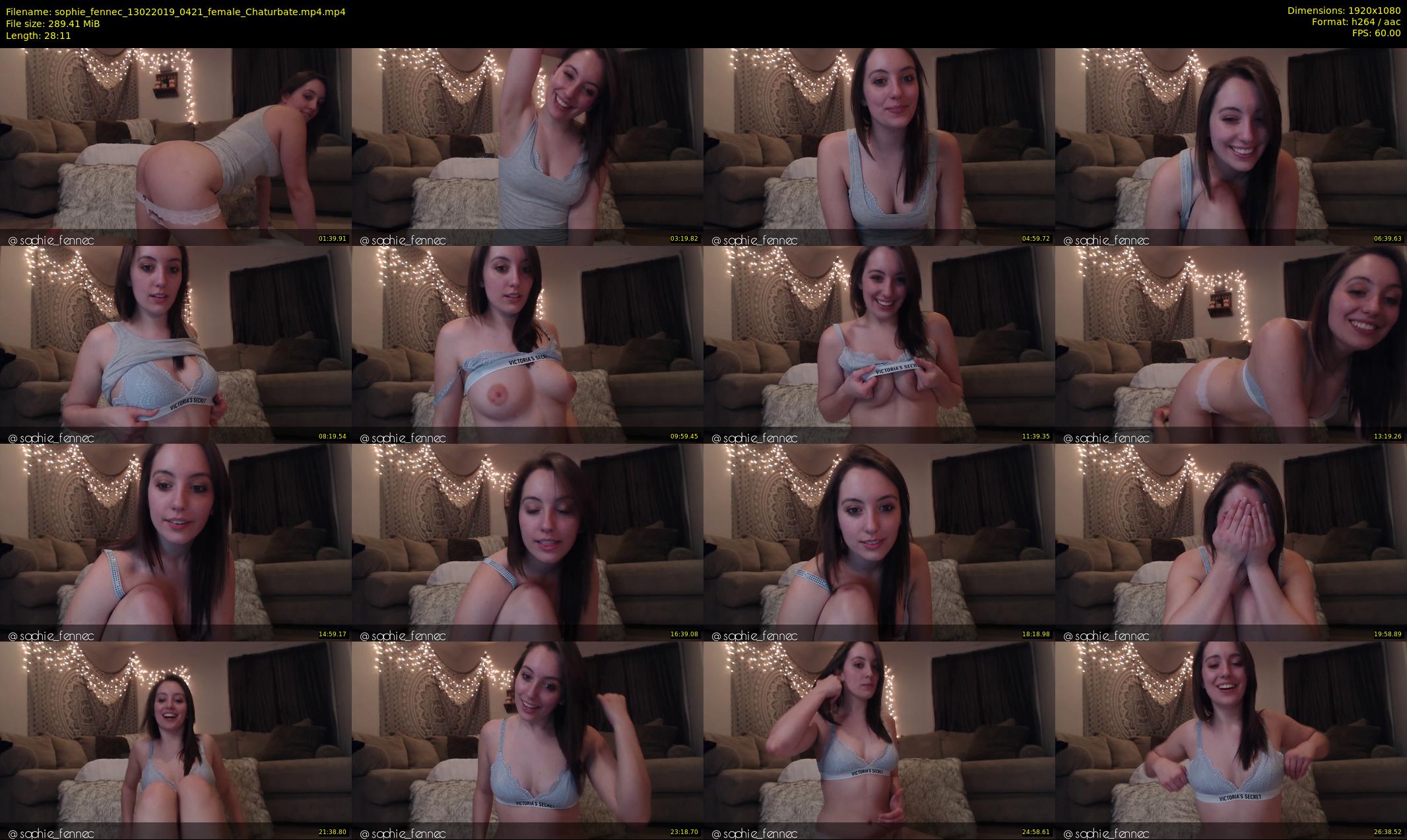 sophie_fennec — 29 minute Chaturbate female cam show recording, 1080p, Feb 13, 2019