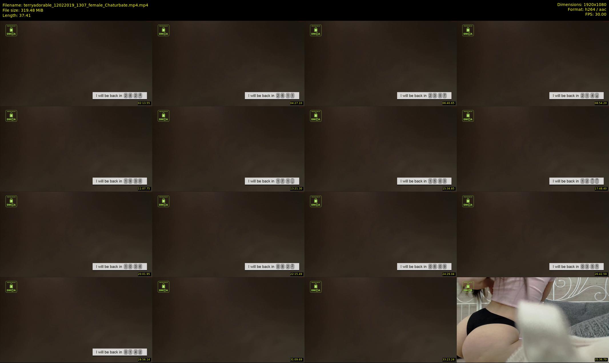 terryadorable — 38 minute Chaturbate female cam show recording, 1080p, Feb 12, 2019