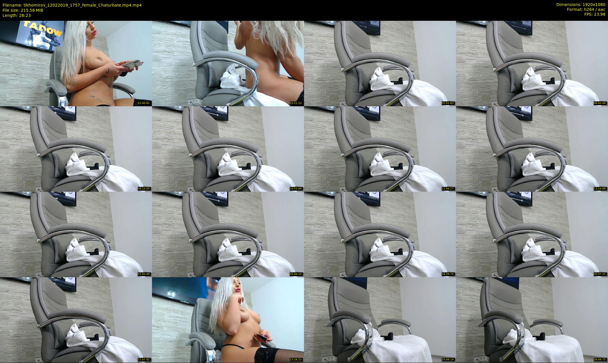 tikhomirov — 29 minute Chaturbate female cam show recording, 1080p, Feb 12, 2019