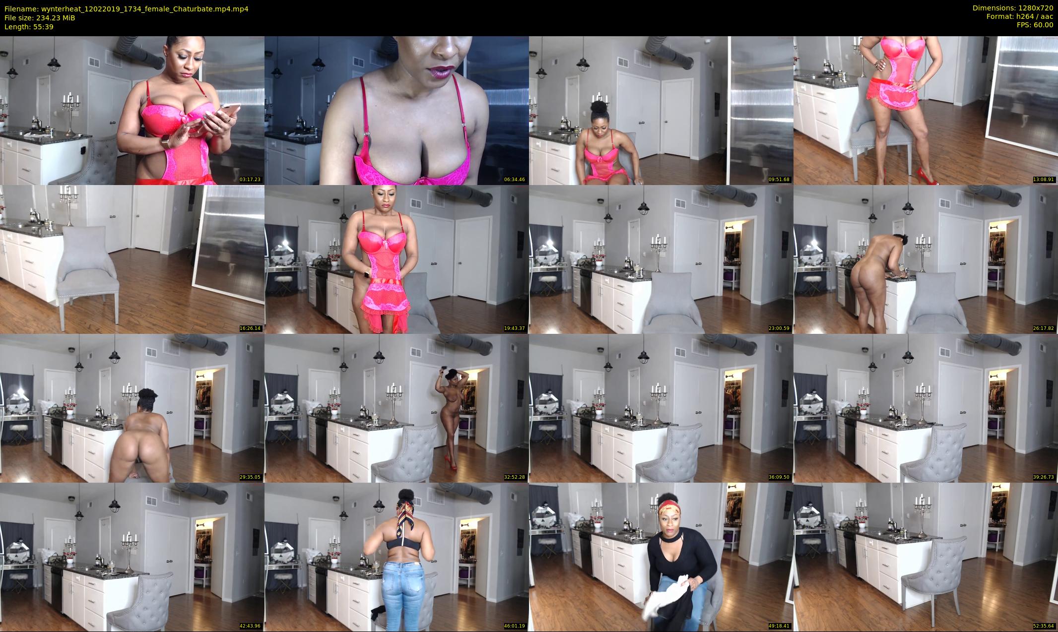wynterheat — 56 minute Chaturbate female cam show recording, 720p, Feb 12, 2019