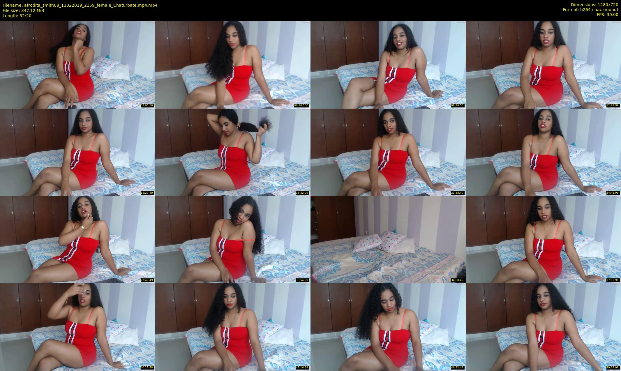 afrodita_smith08 — 53 minute Chaturbate female cam show recording, 720p, Feb 13, 2019