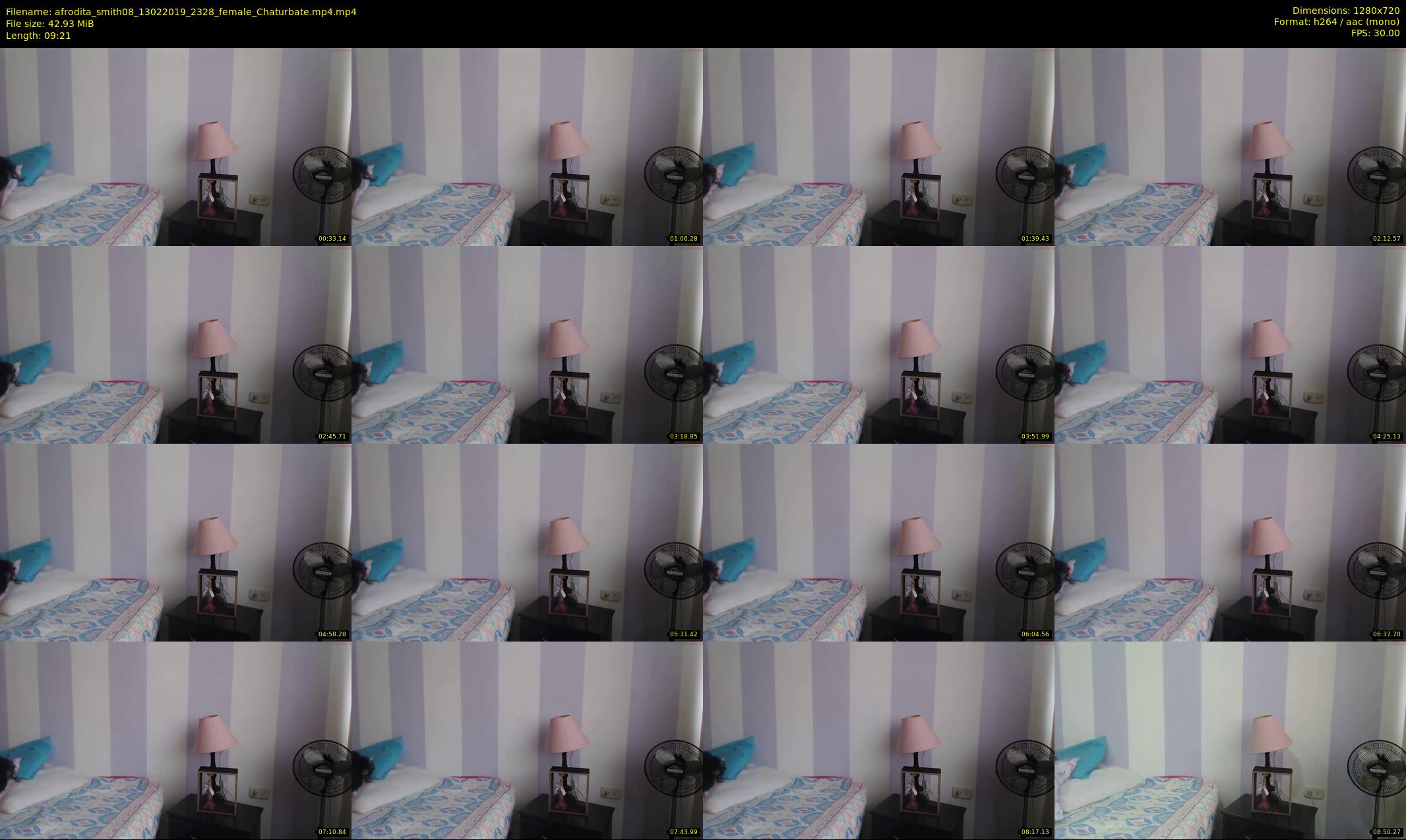 afrodita_smith08 — 10 minute Chaturbate female cam show recording, 720p, Feb 13, 2019