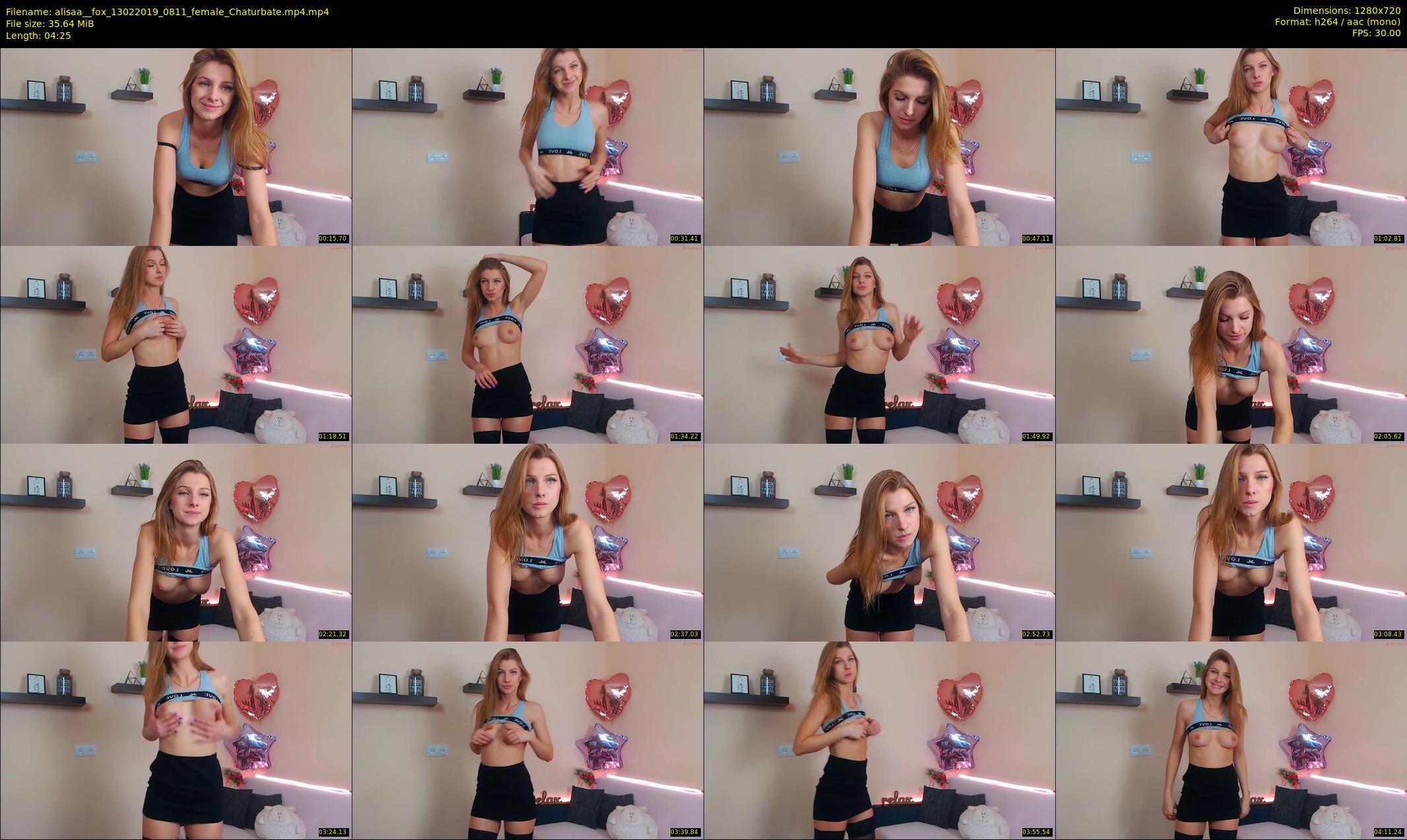 alisaa__fox — 5 minute Chaturbate female cam show recording, 720p, Feb 13, 2019