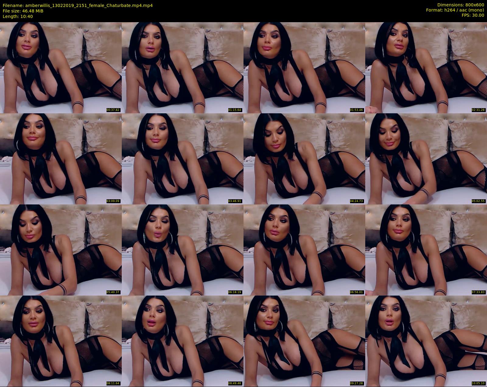 amberwillis — 11 minute Chaturbate female cam show recording, 480p, Feb 13, 2019