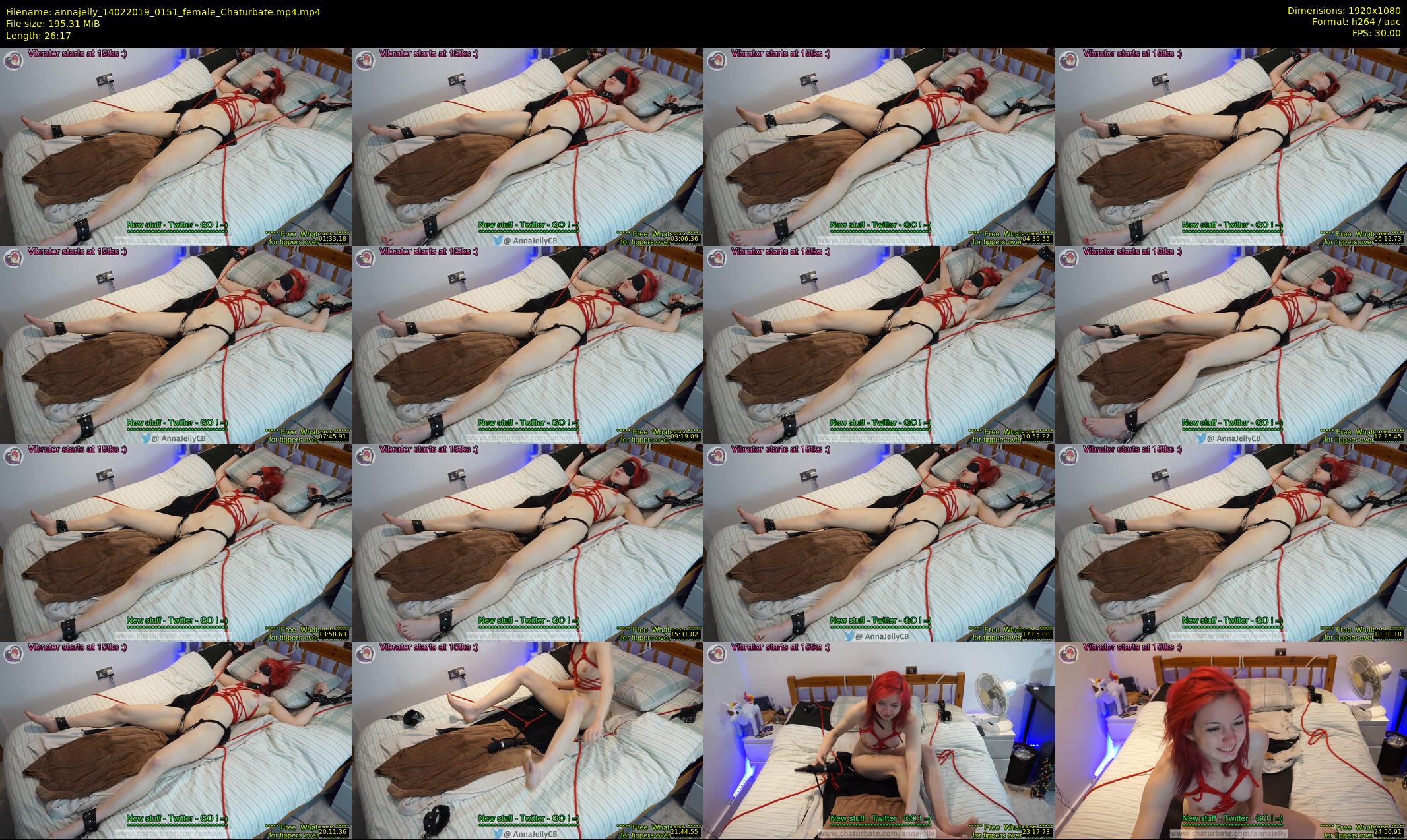 annajelly — 27 minute Chaturbate couple cam show recording, 1080p, Feb 14, 2019
