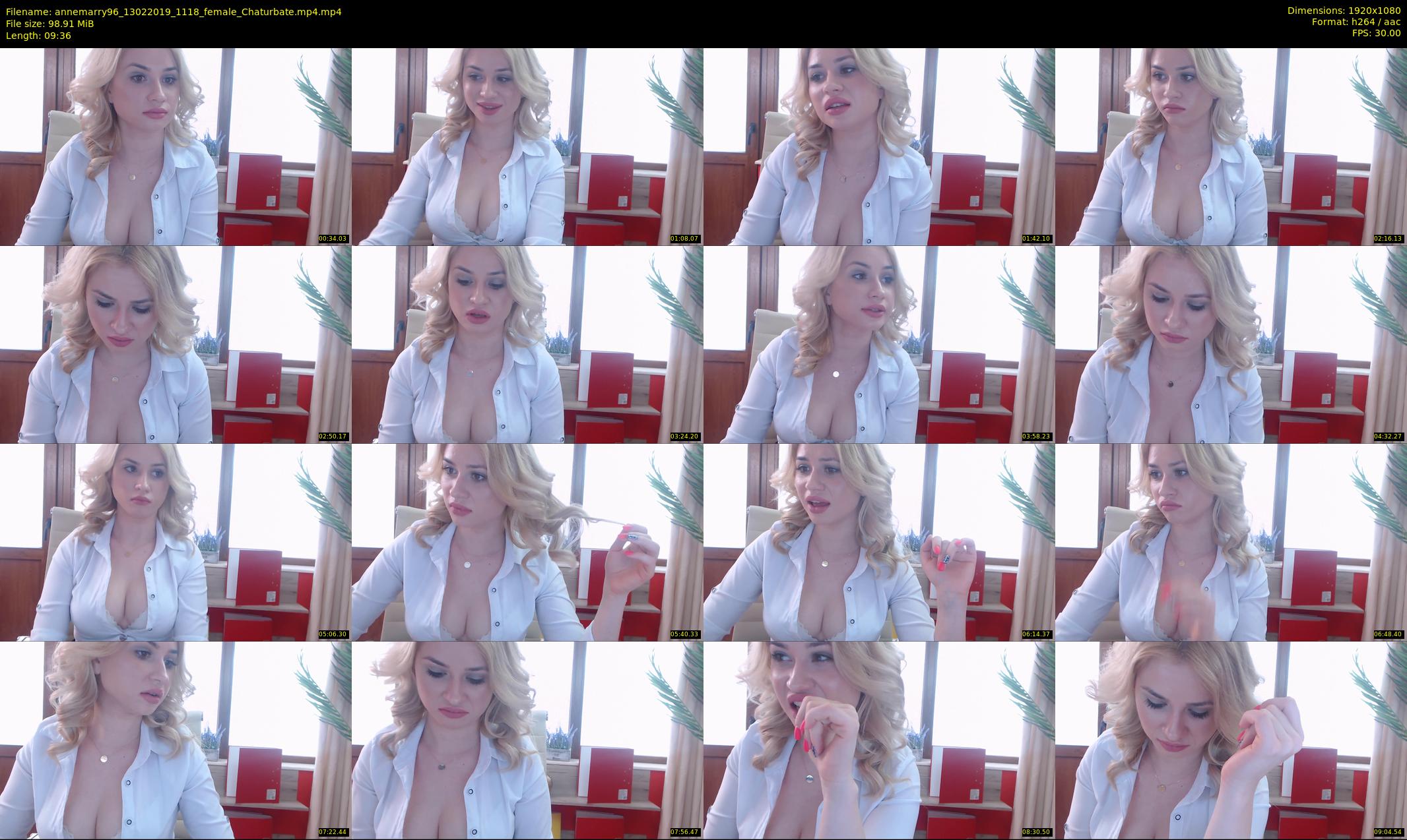 annemarry96 — 10 minute Chaturbate female cam show recording, 1080p, Feb 13, 2019