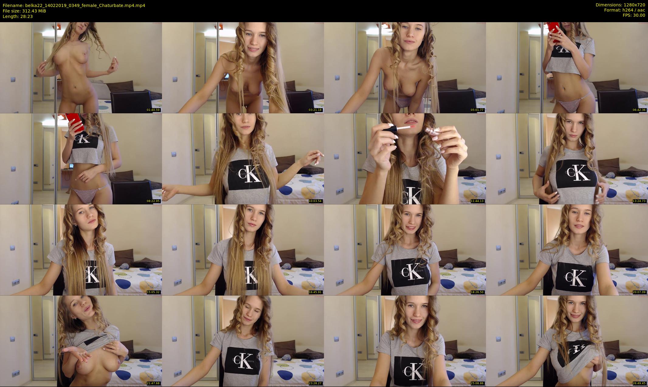 belka22 — 29 minute Chaturbate female cam show recording, 720p, Feb 14, 2019