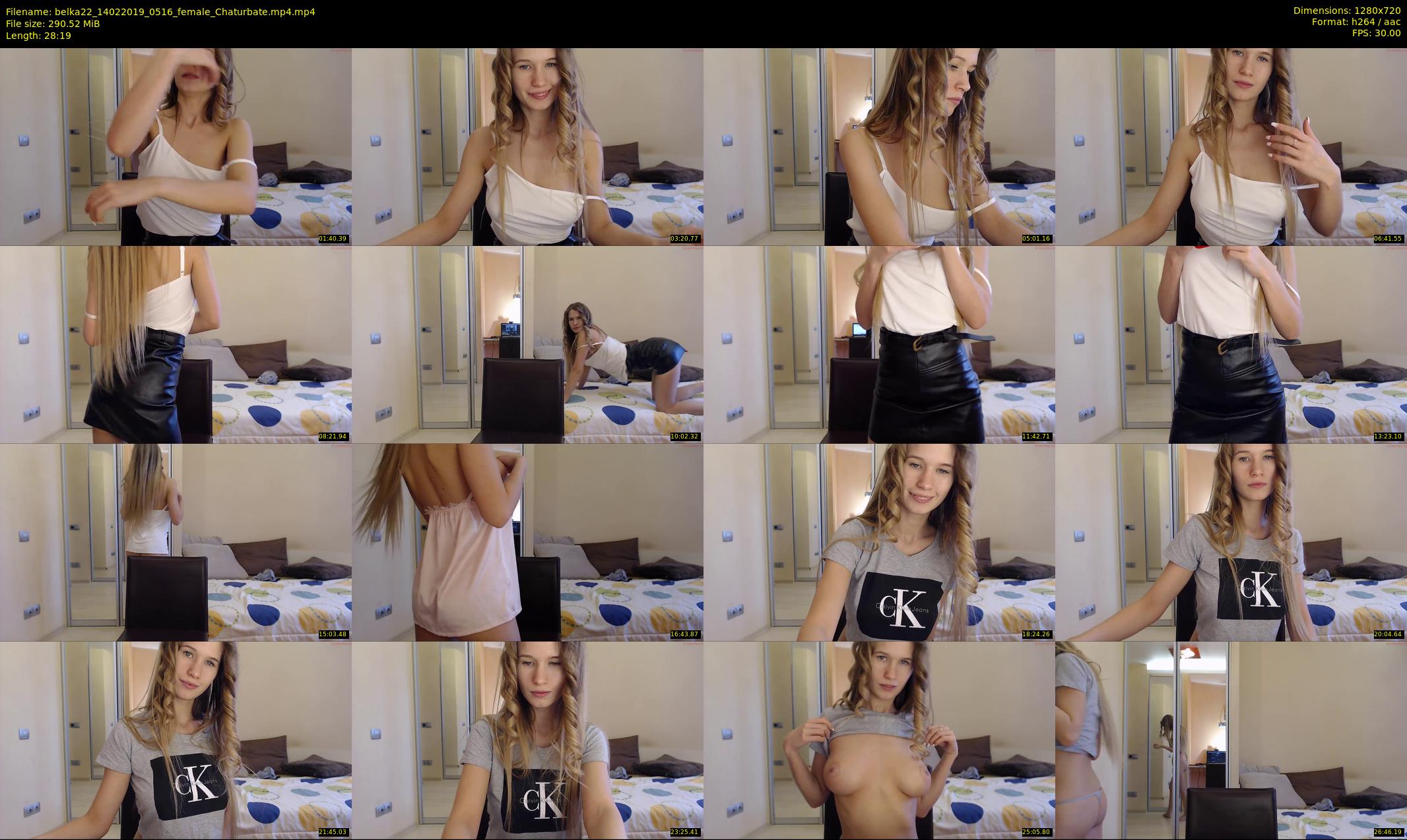 belka22 — 29 minute Chaturbate female cam show recording, 720p, Feb 14, 2019