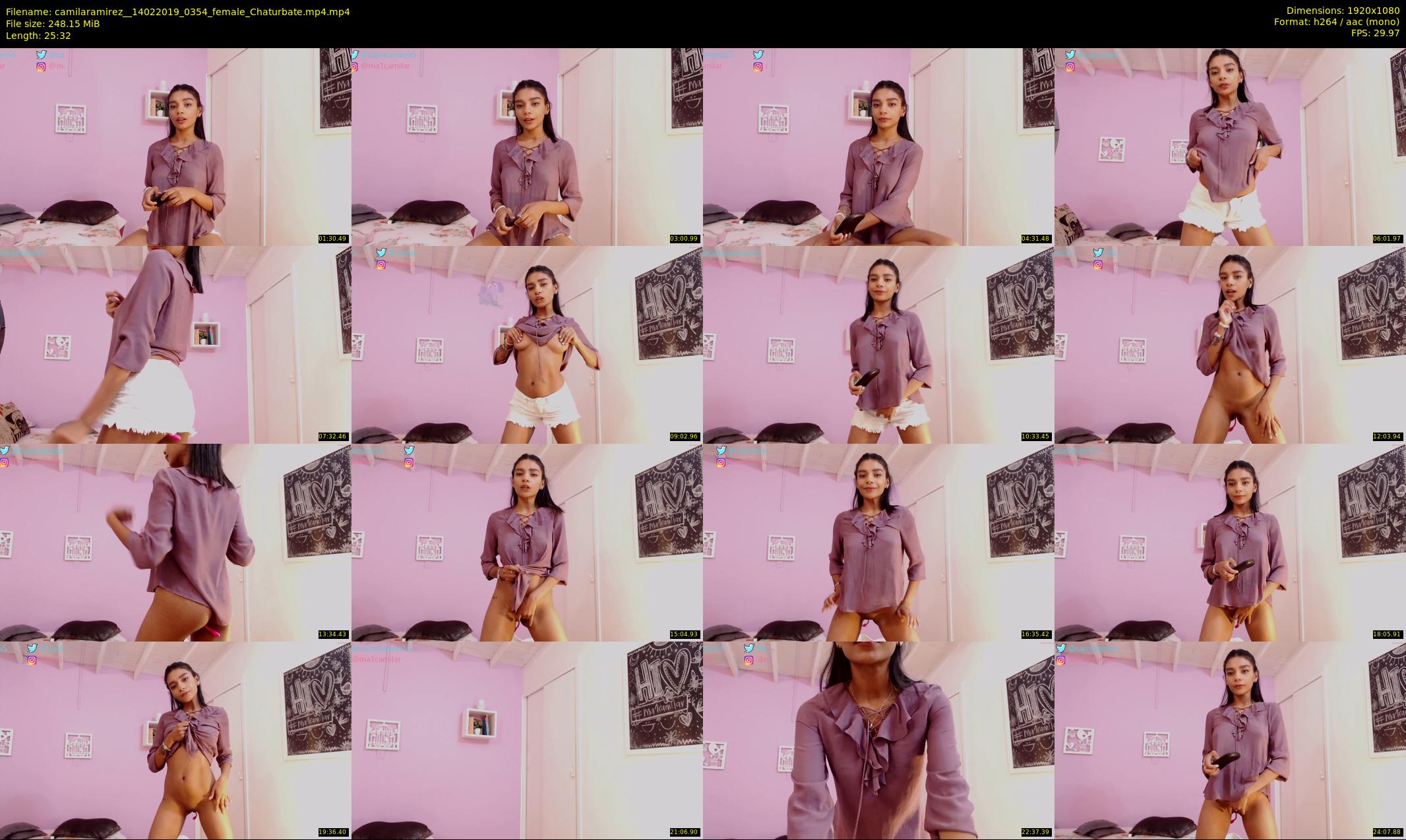 camilaramirez_ — 26 minute Chaturbate female cam show recording, 1080p, Feb 14, 2019