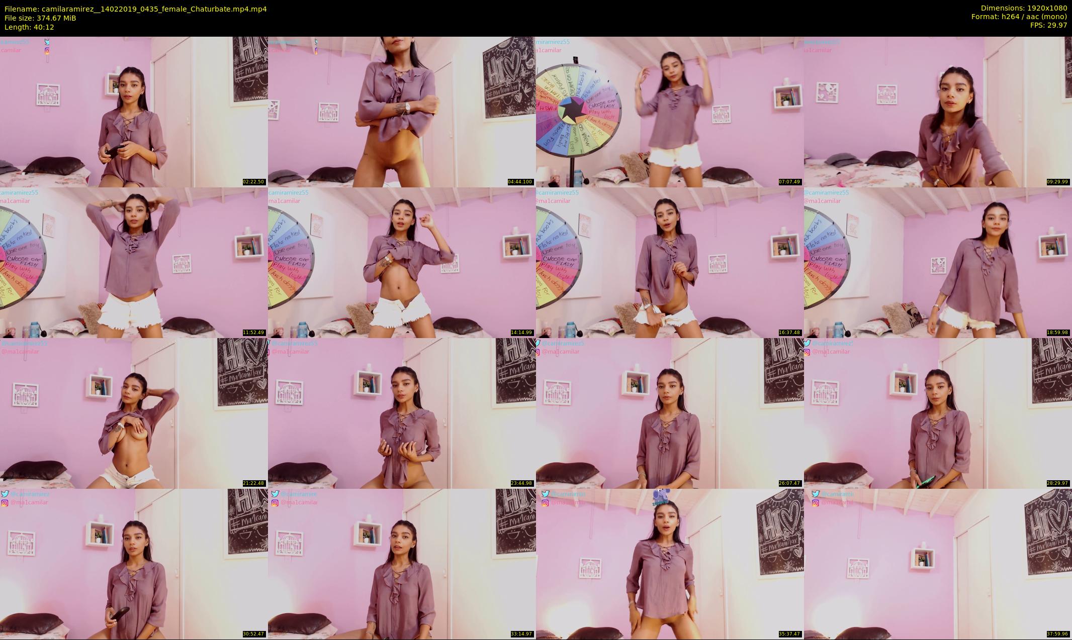 camilaramirez_ — 41 minute Chaturbate female cam show recording, 1080p, Feb 14, 2019