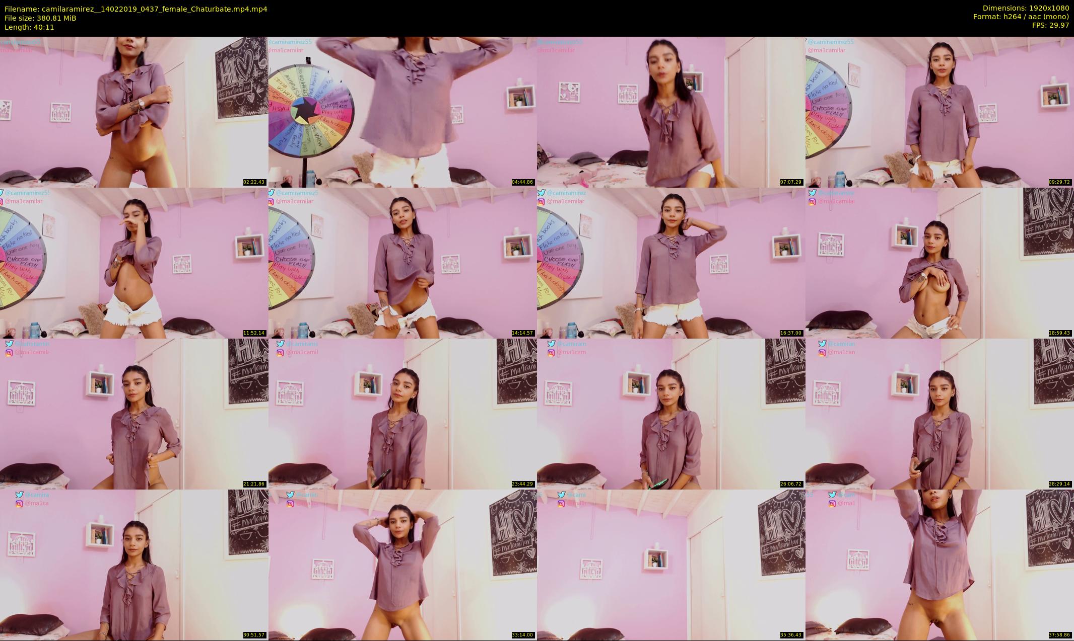 camilaramirez_ — 41 minute Chaturbate female cam show recording, 1080p, Feb 14, 2019