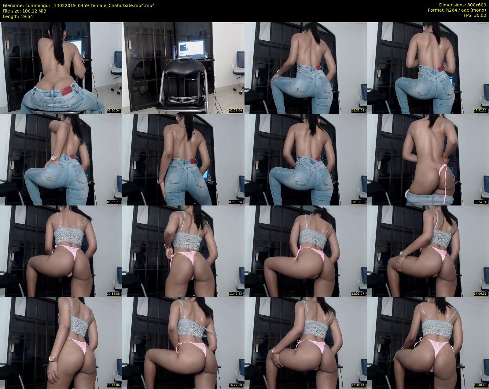 cummingurl — 20 minute Chaturbate couple cam show recording, 480p, Feb 14, 2019