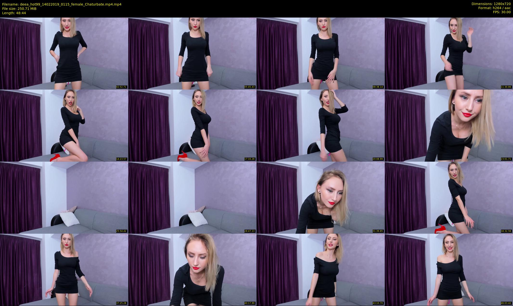 deea_hot99 — 49 minute Chaturbate female cam show recording, 720p, Feb 14, 2019