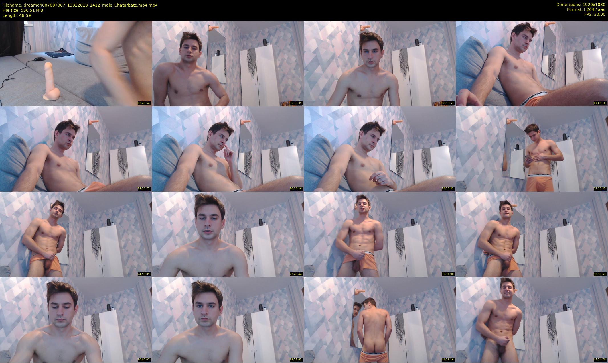 dreamon007007007 — 47 minute Chaturbate male cam show recording, 1080p, Feb 13, 2019