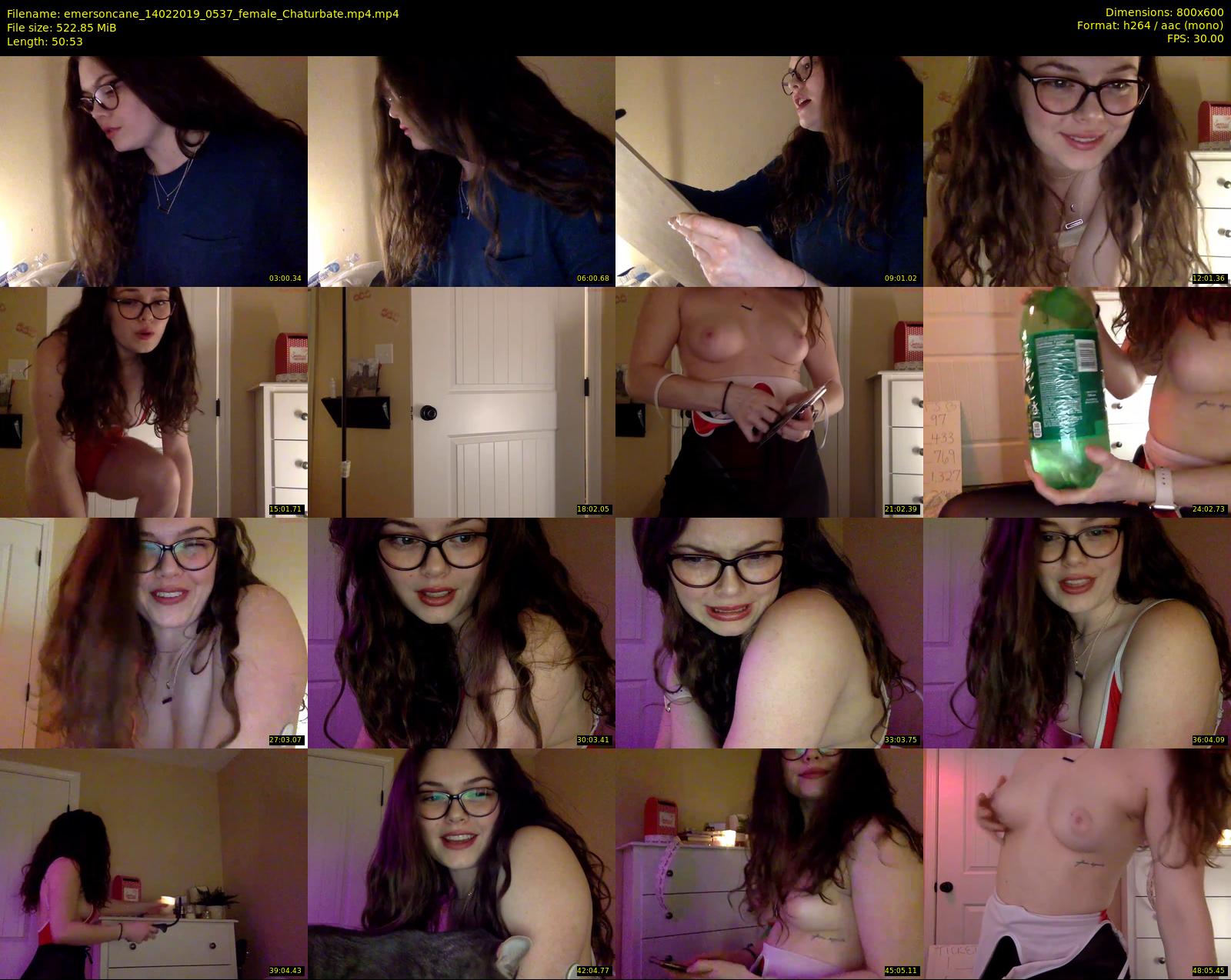 emersoncane — 51 minute Chaturbate female cam show recording, 480p, Feb 14, 2019