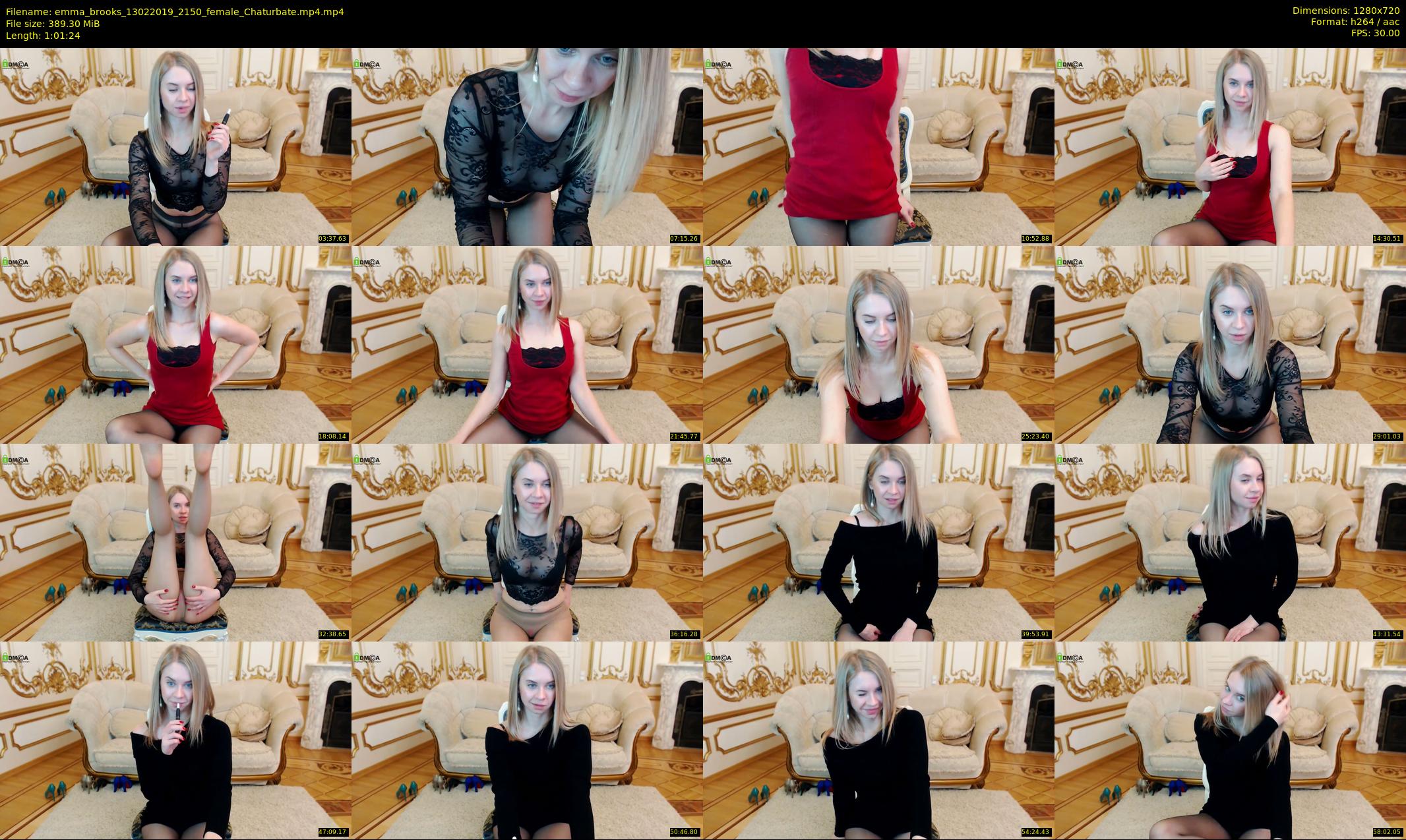 emma_brooks — 62 minute Chaturbate female cam show recording, 720p, Feb 13, 2019