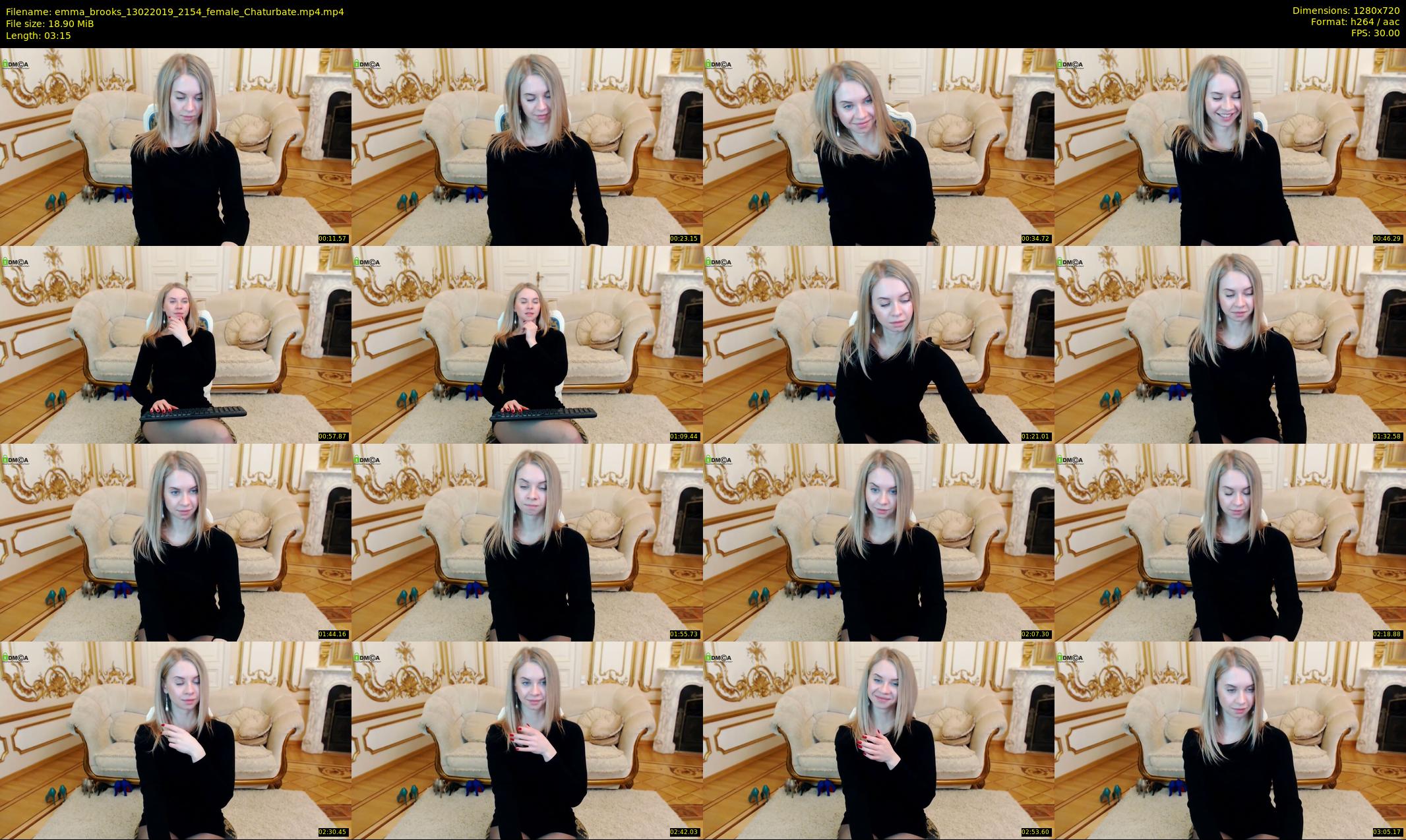 emma_brooks — 4 minute Chaturbate female cam show recording, 720p, Feb 13, 2019