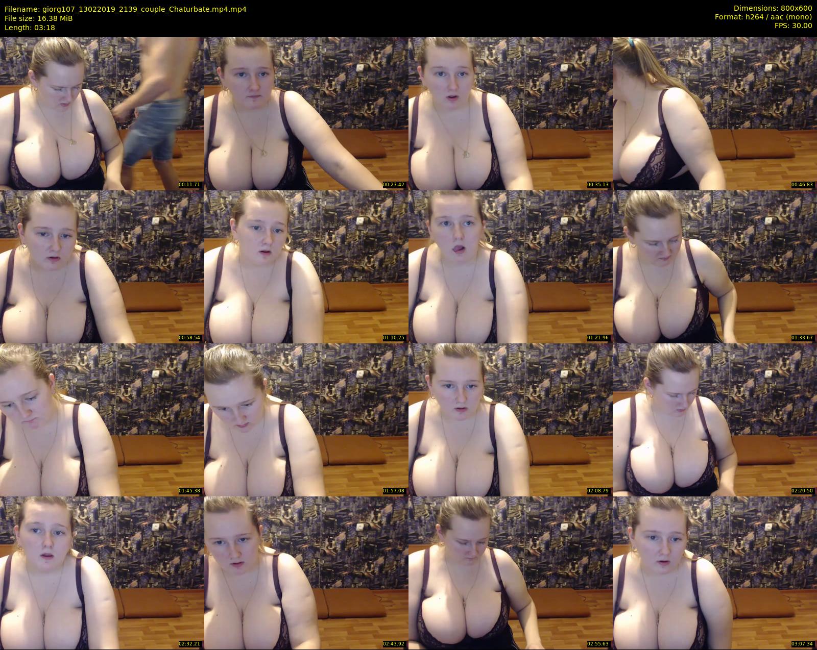 giorg107 — 4 minute Chaturbate couple cam show recording, 480p, Feb 13, 2019