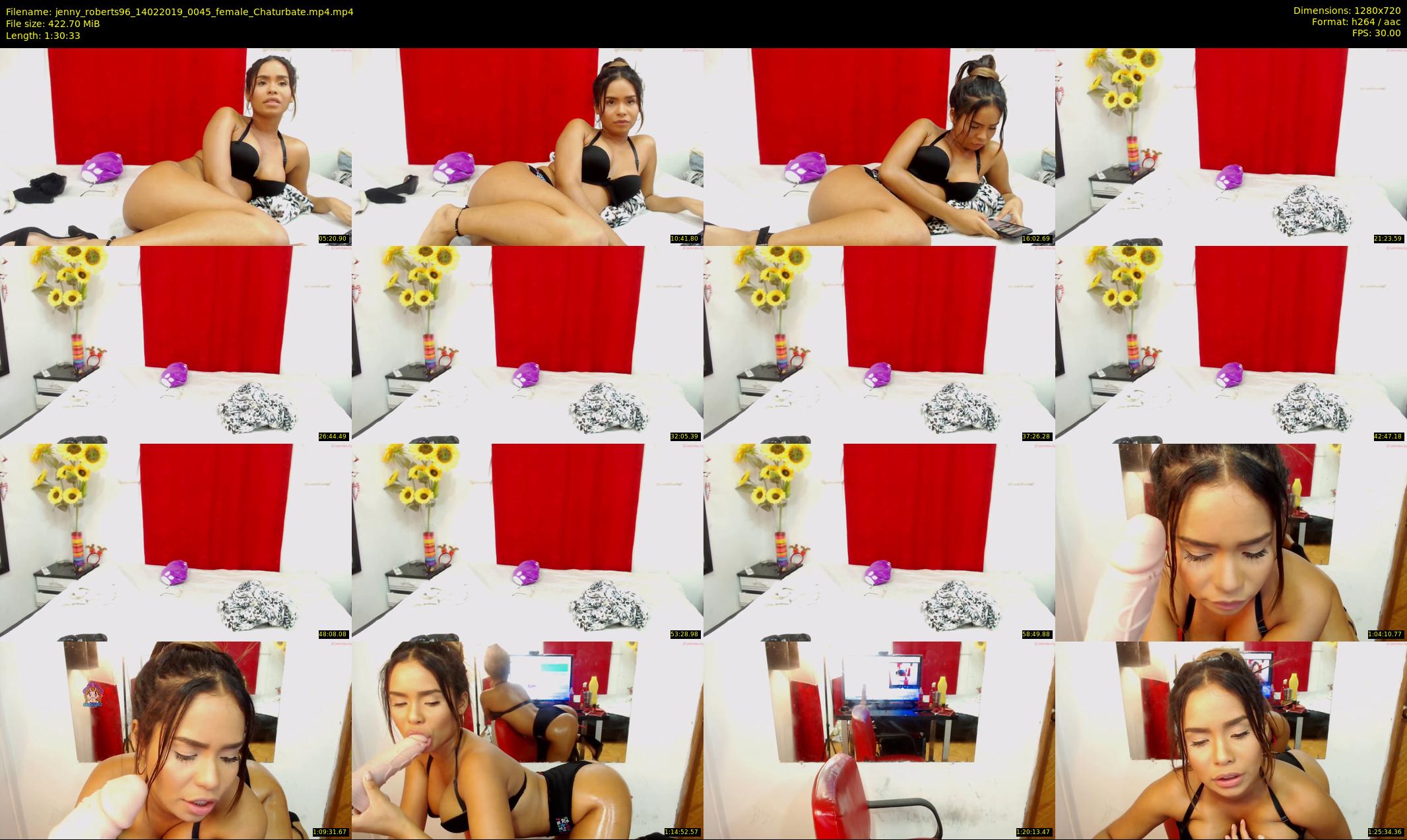 jenny_roberts96 — 91 minute Chaturbate female cam show recording, 720p, Feb 14, 2019