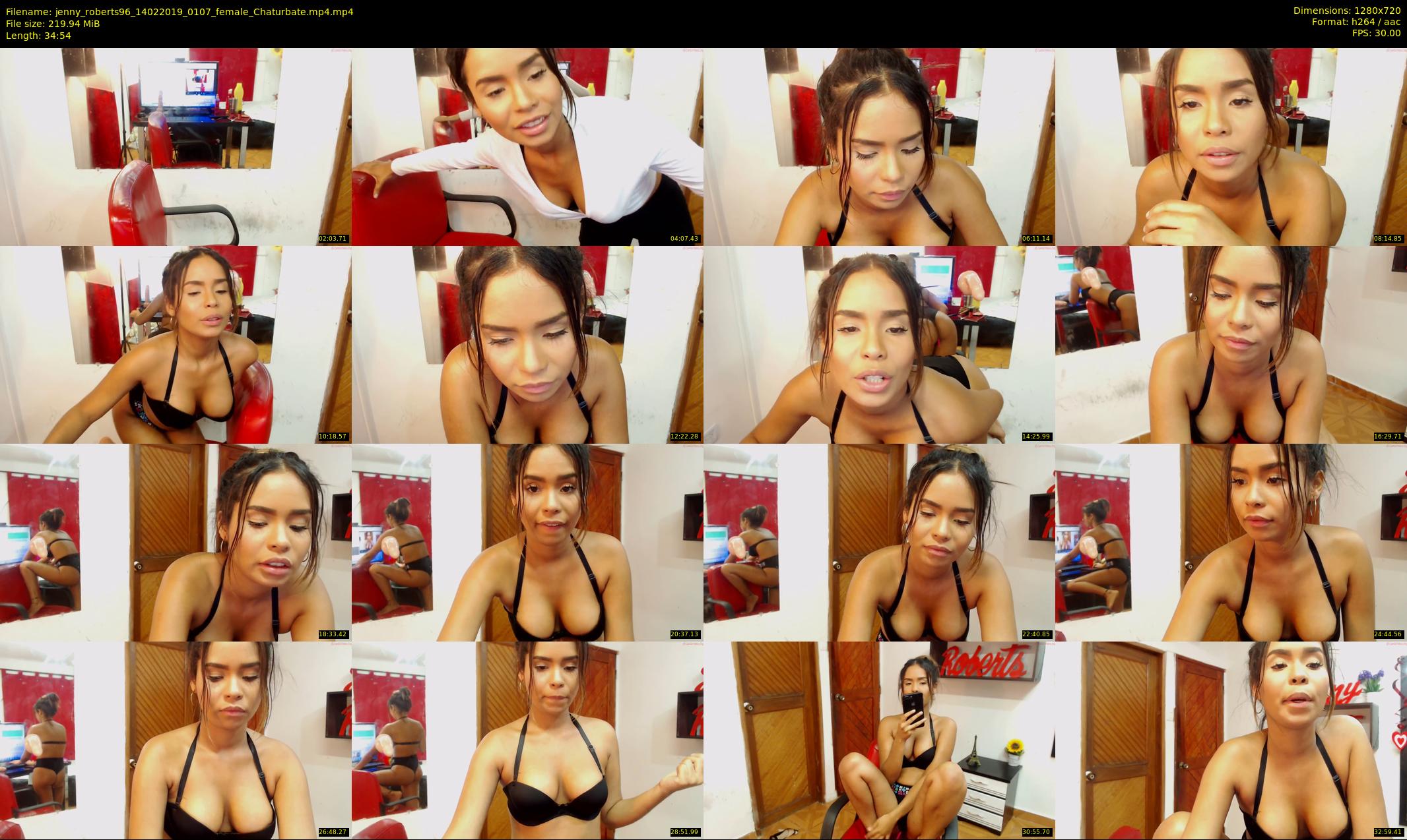 jenny_roberts96 — 35 minute Chaturbate female cam show recording, 720p, Feb 14, 2019