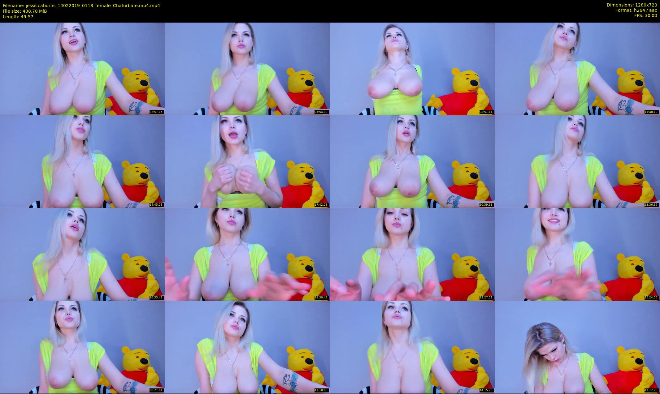 jessiccaburns — 50 minute Chaturbate female cam show recording, 720p, Feb 14, 2019