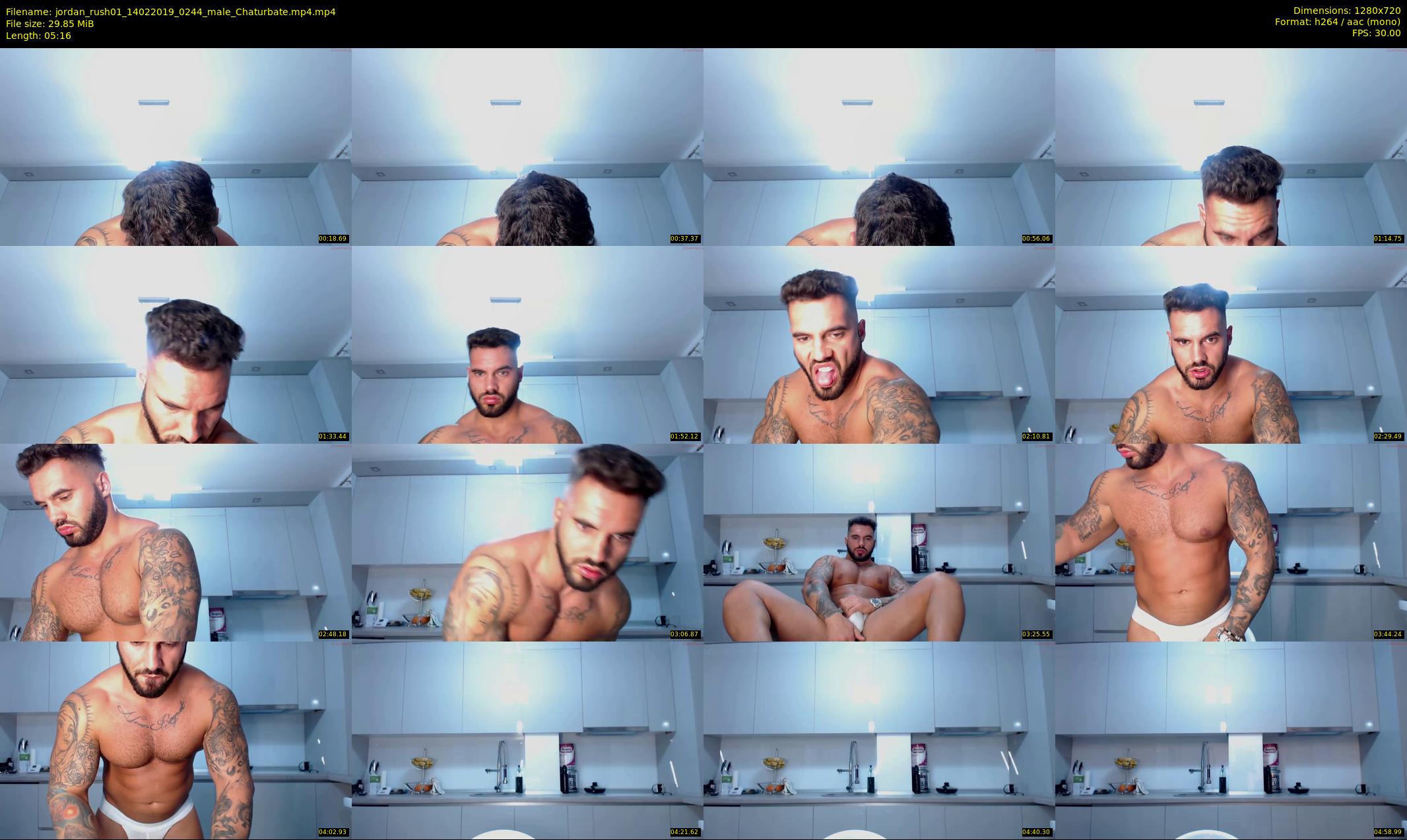 jordan_rush01 — 6 minute Chaturbate male cam show recording, 720p, Feb 14, 2019