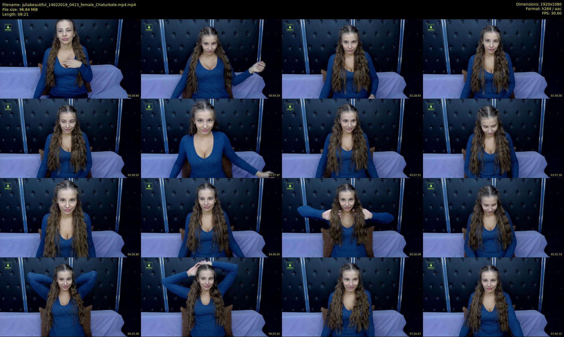 juliabeautiful — 9 minute Chaturbate female cam show recording, 1080p, Feb 14, 2019