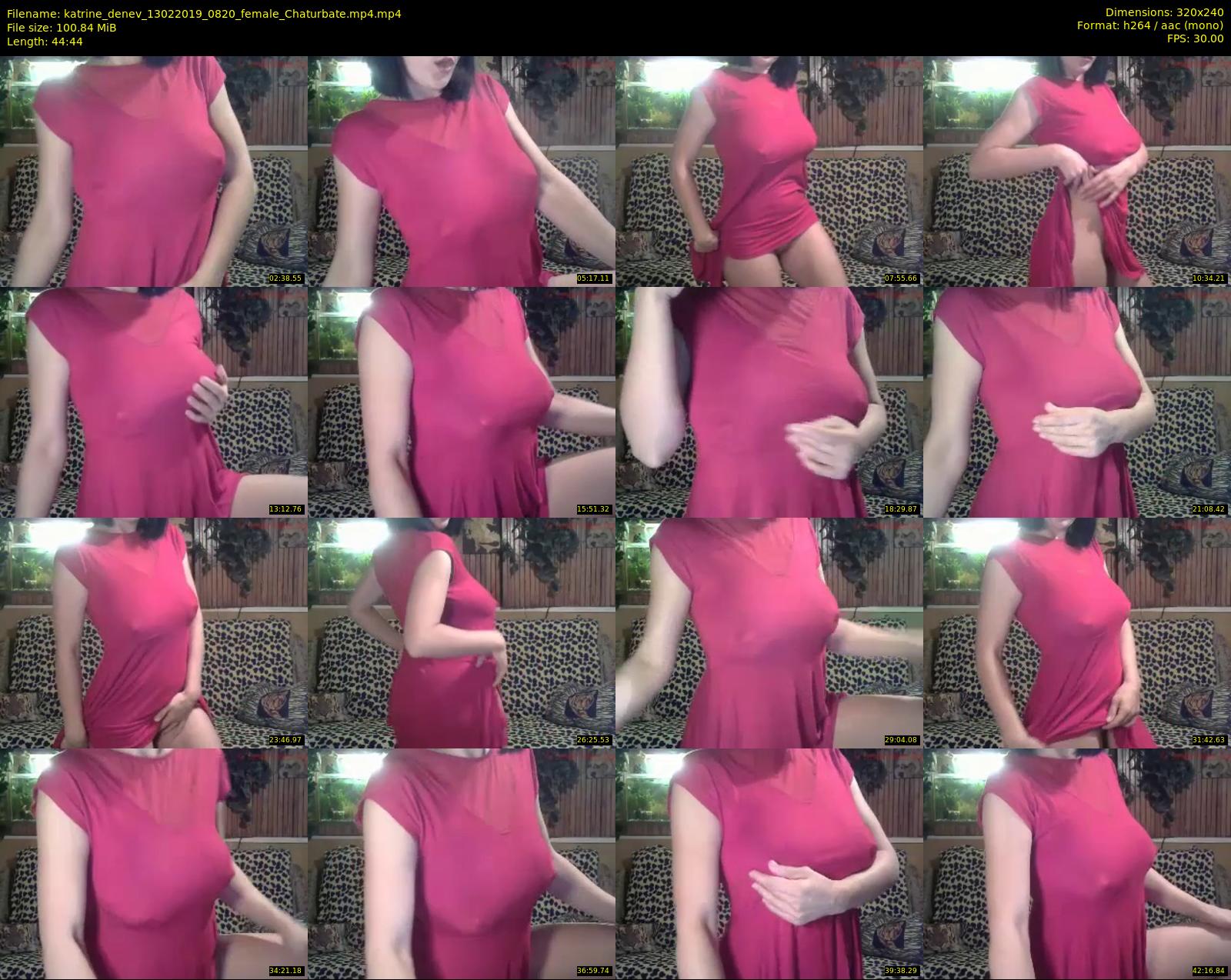 katrine_denev — 45 minute Chaturbate female cam show recording, SD, Feb 13, 2019