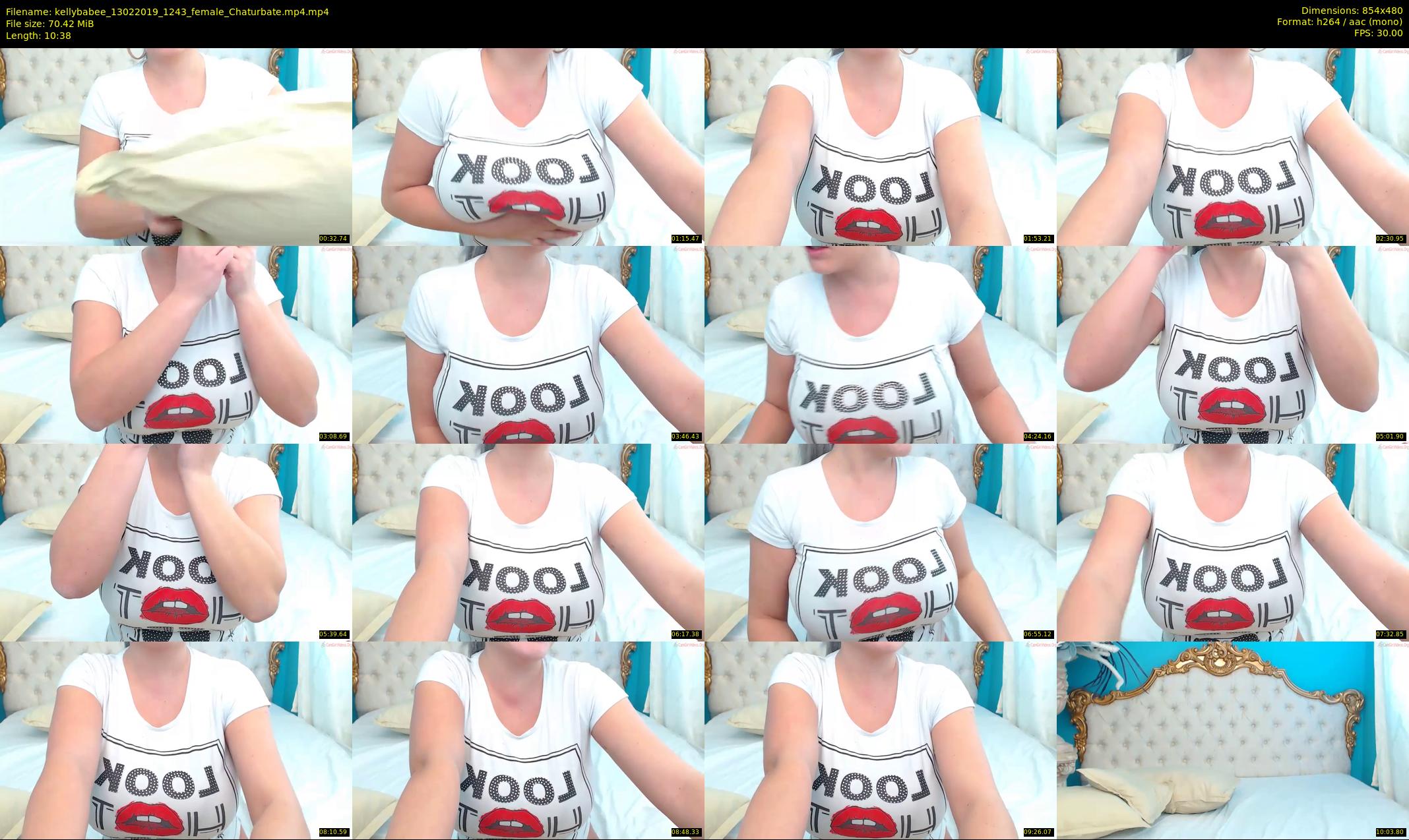 kellybabee — 11 minute Chaturbate female cam show recording, 480p, Feb 13, 2019