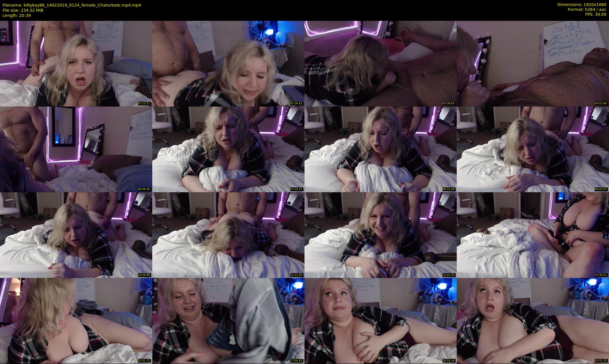 kittykay86 — 21 minute Chaturbate female cam show recording, 1080p, Feb 14, 2019