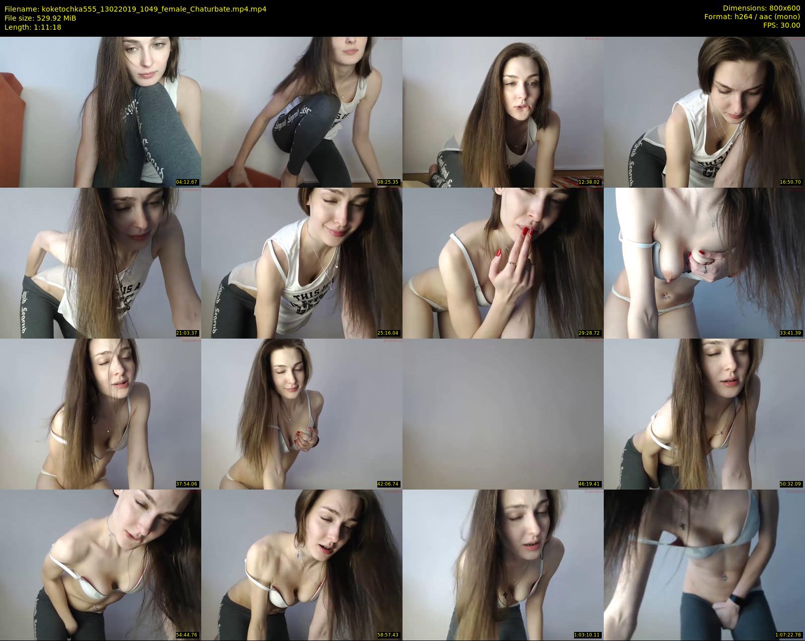 koketochka555 — 72 minute Chaturbate female cam show recording, 480p, Feb 13, 2019