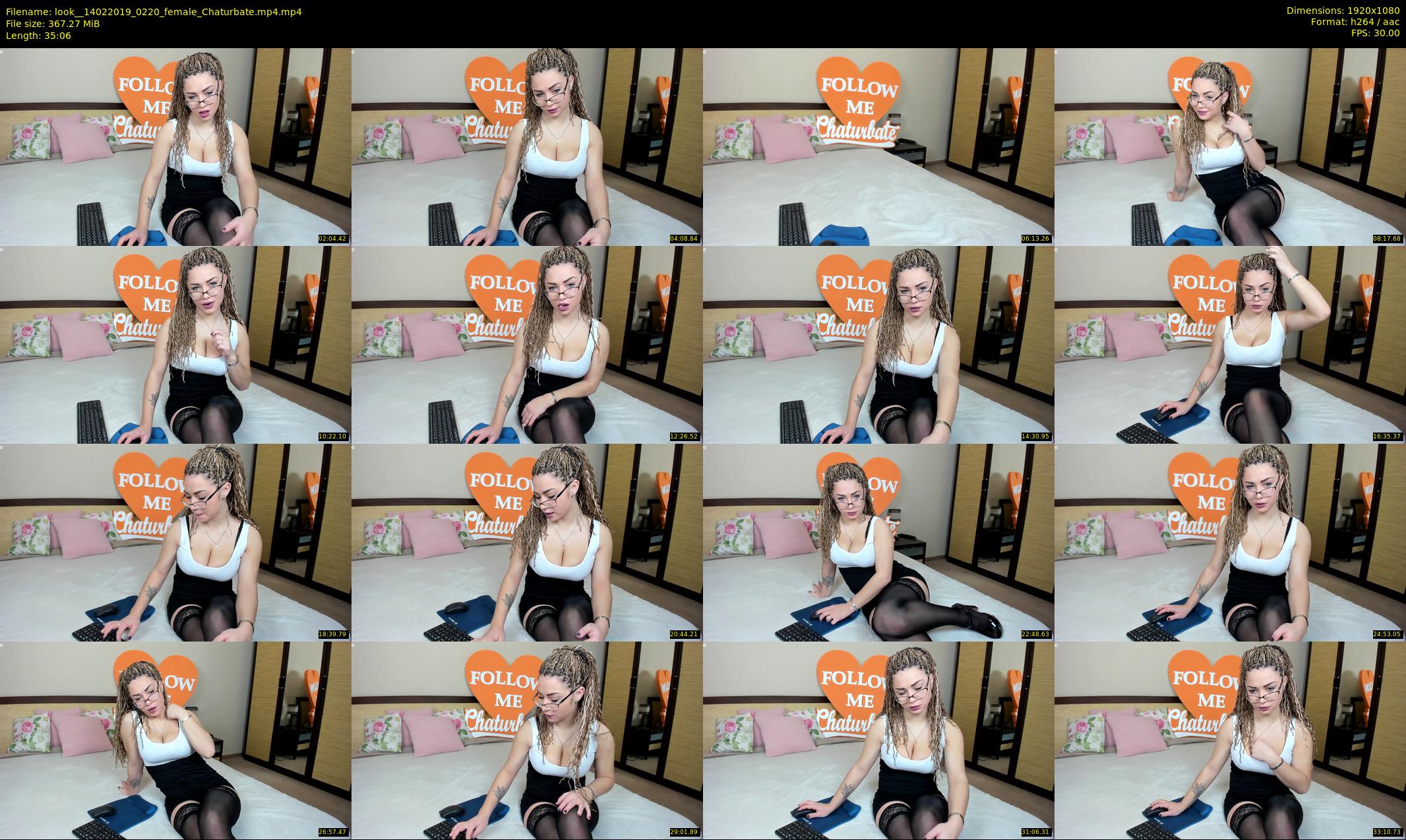 look_ — 36 minute Chaturbate female cam show recording, 1080p, Feb 14, 2019