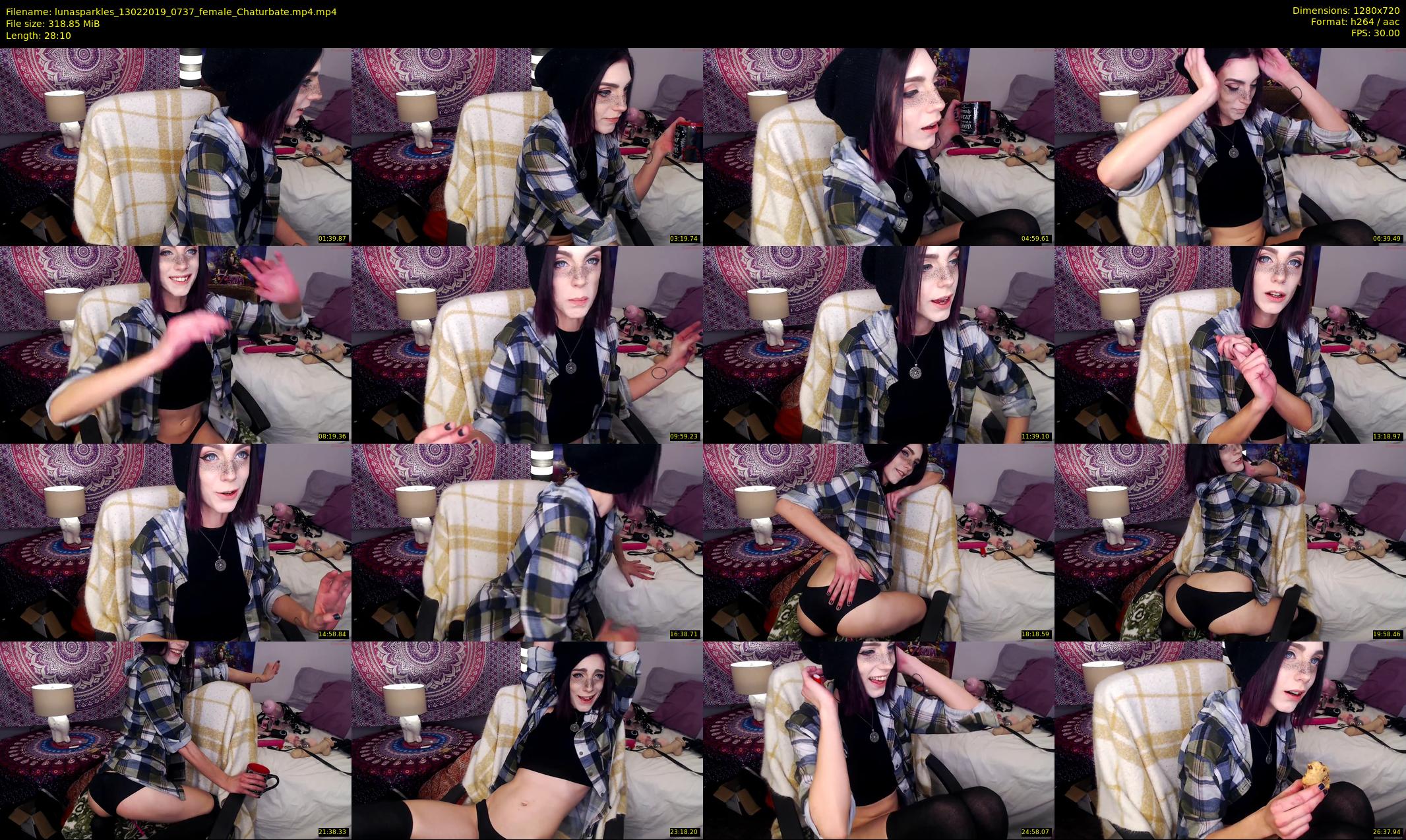 lunasparkles — 29 minute Chaturbate female cam show recording, 720p, Feb 13, 2019