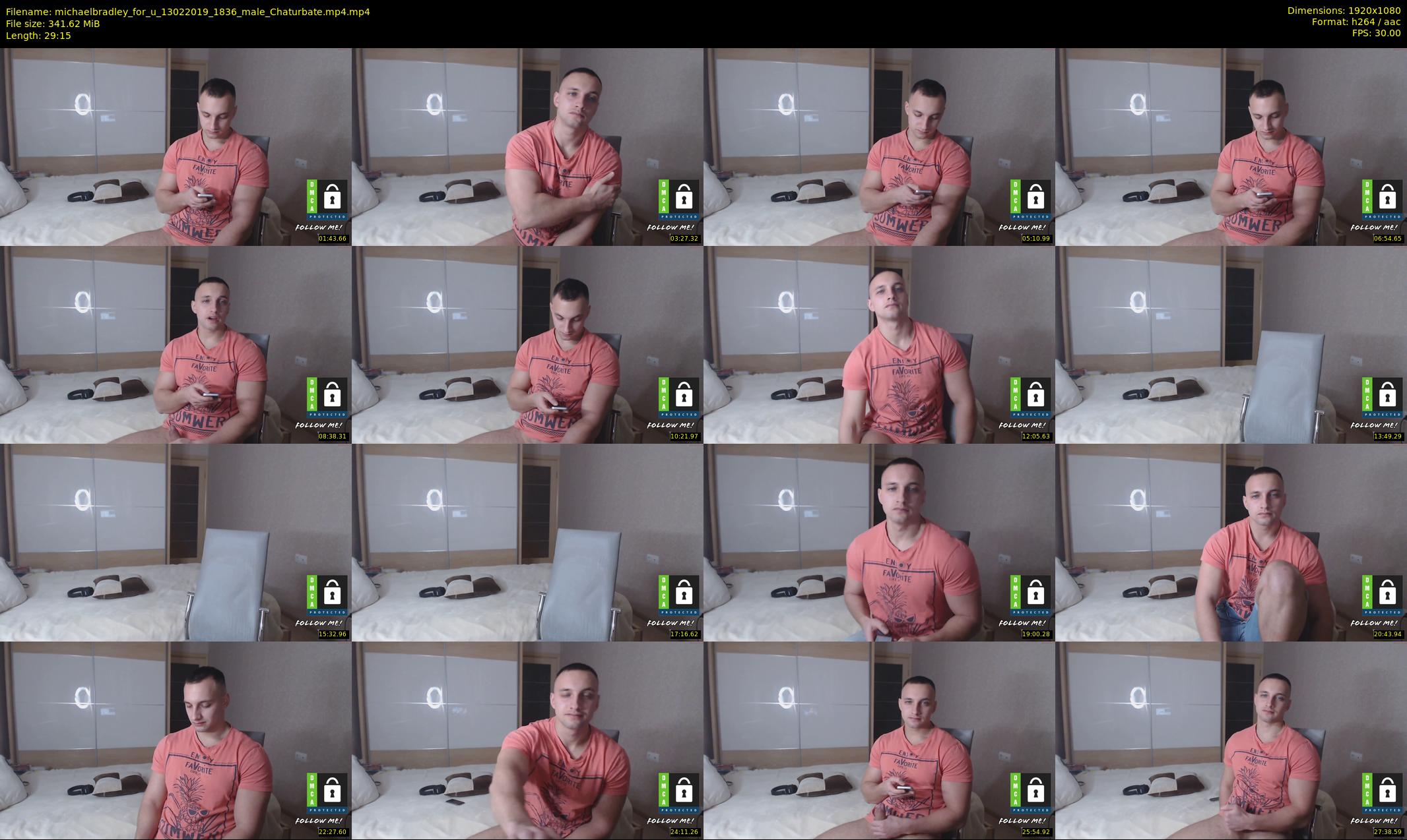 michaelbradley_for_u — 30 minute Chaturbate male cam show recording, 1080p, Feb 13, 2019