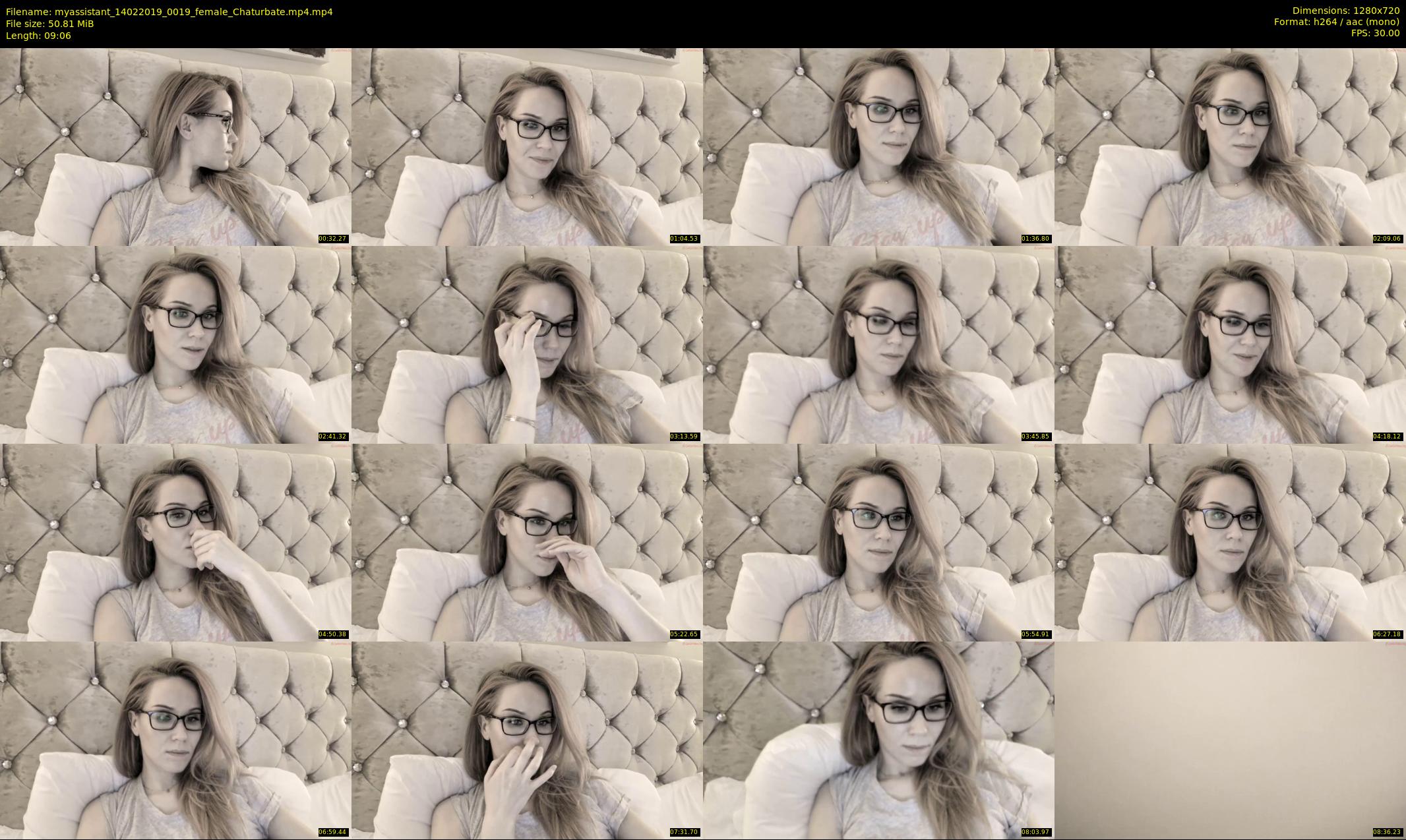 myassistant — 10 minute Chaturbate female cam show recording, 720p, Feb 14, 2019